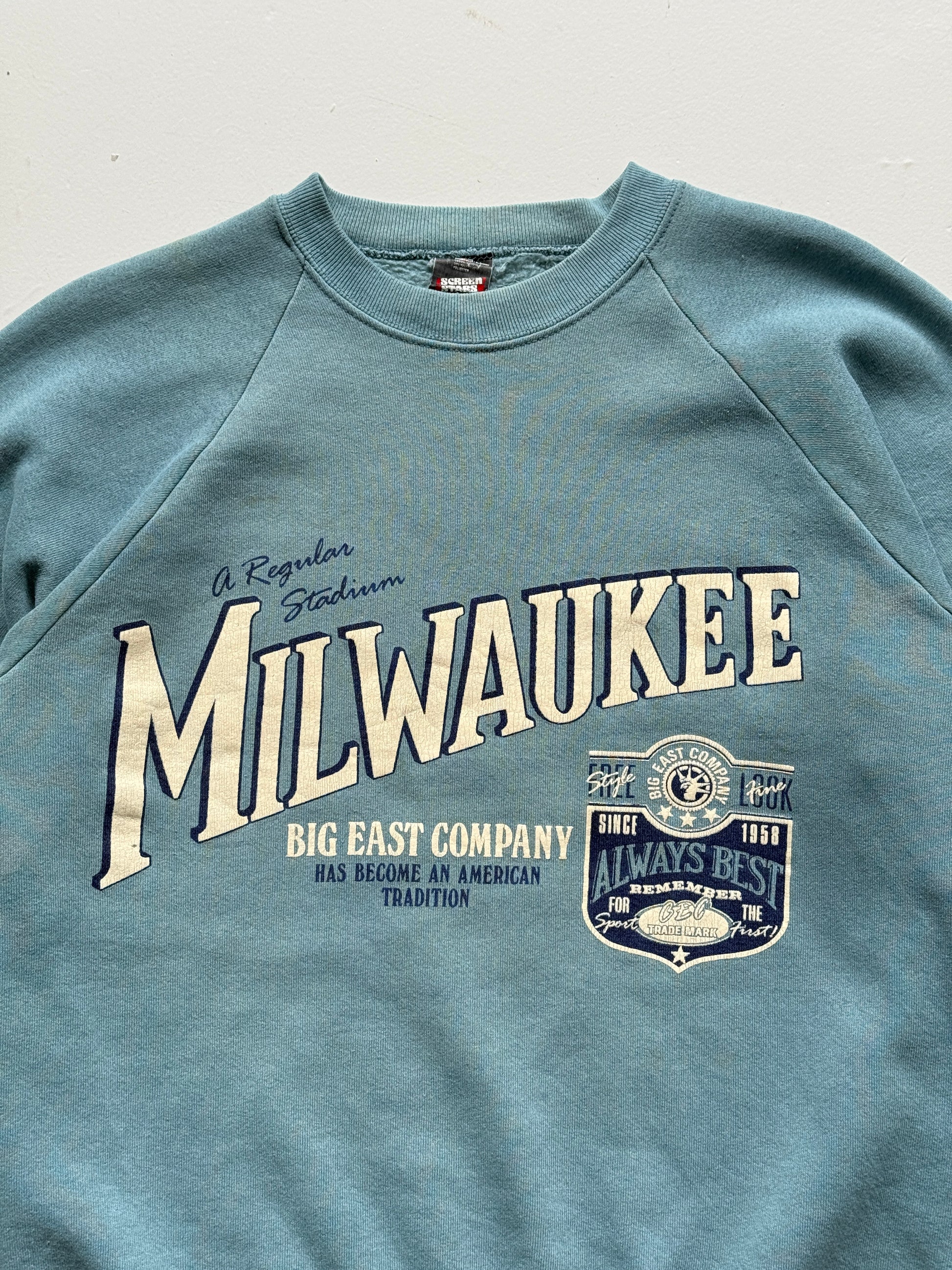 Milwaukee Big East Company 80's Vintage Sweatshirt - Small
