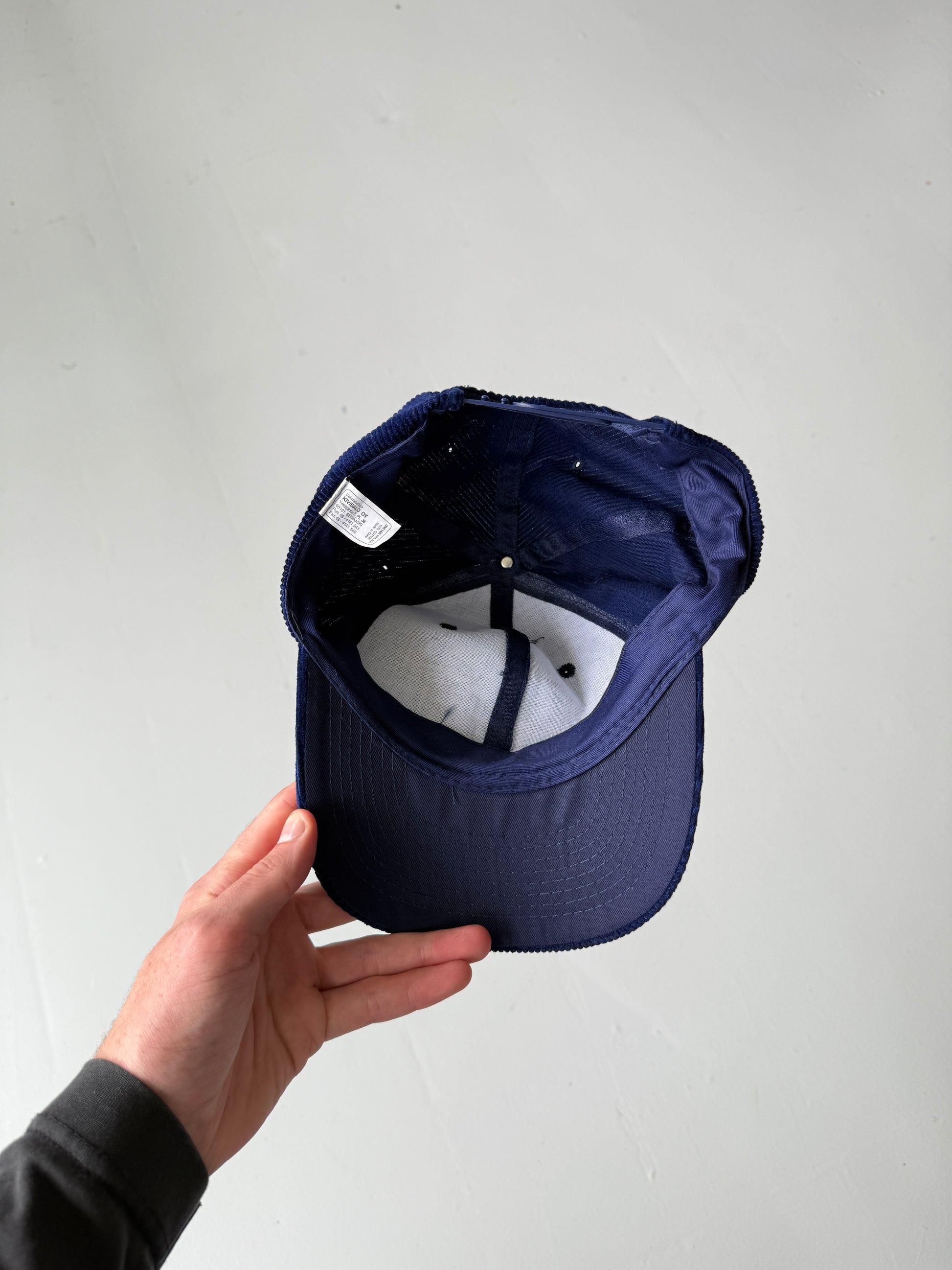 Navy Blue Keto Lumberjack Vintage Corduroy SnapBack Trucker Cap