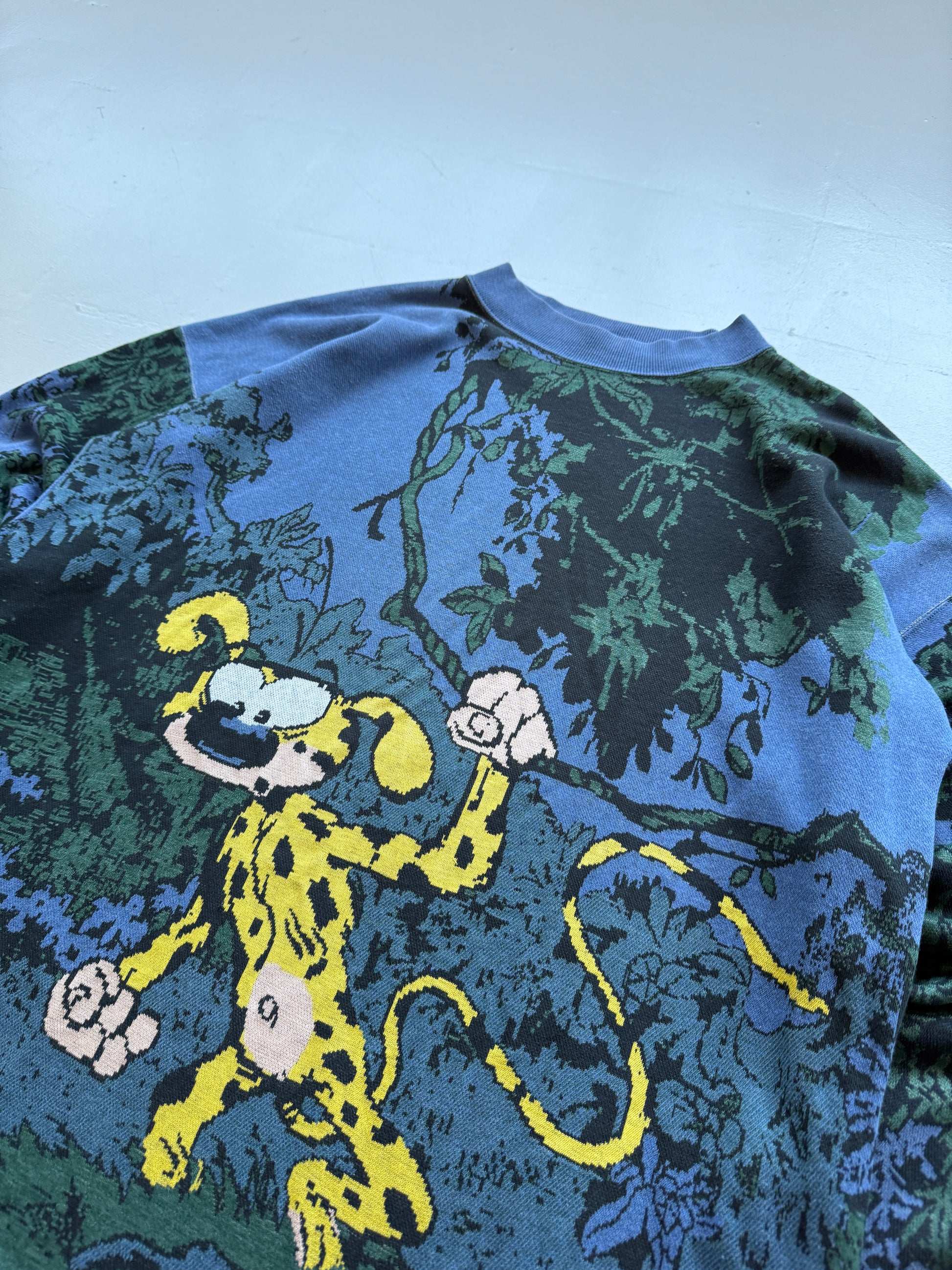 Blue Rare Disney 00's Vintage Studio Adventures Marsupilami Sweatshirt - XL