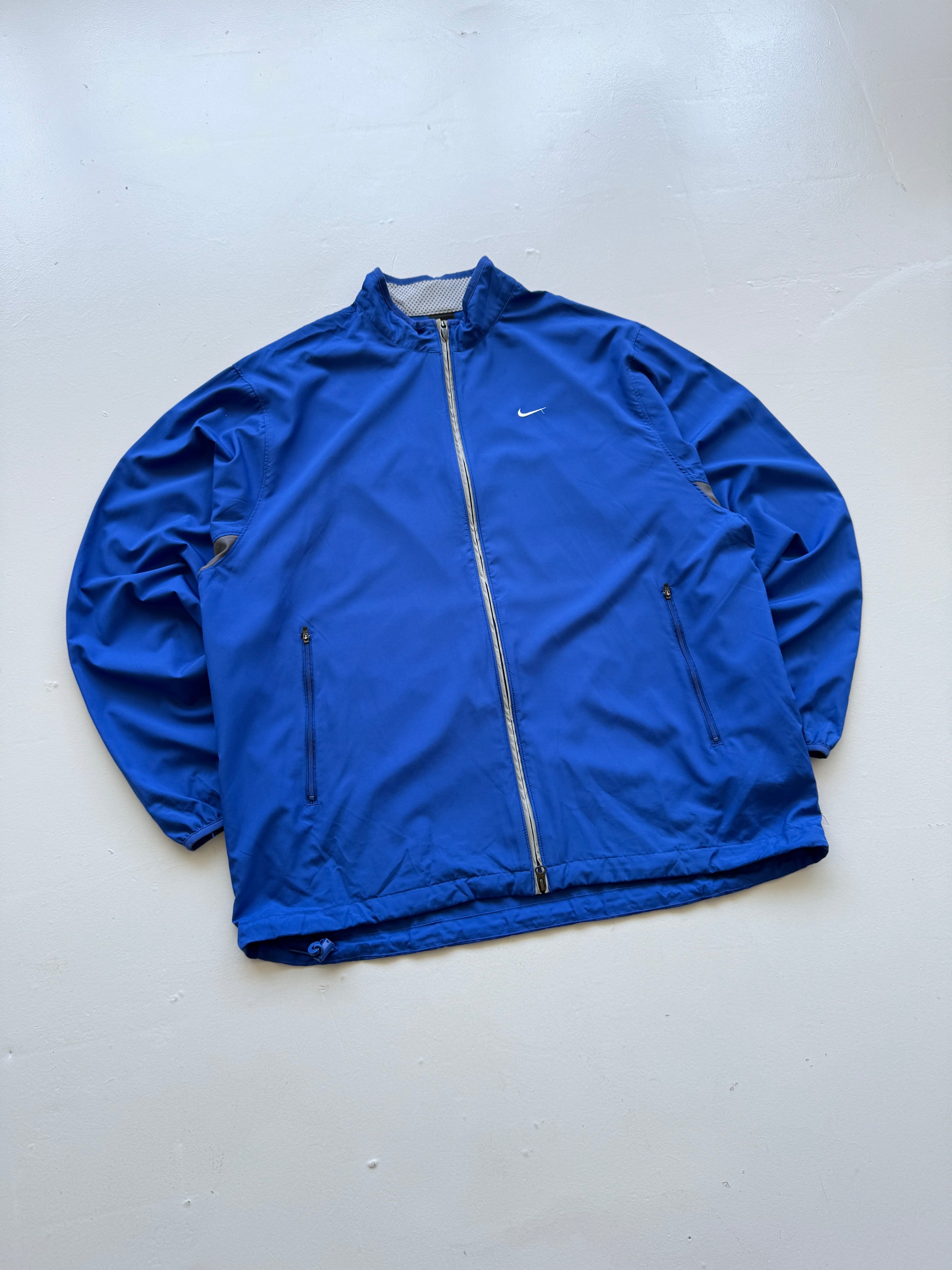 Nike Blue Running 00's Vintage Windbreaker Jacket - XL