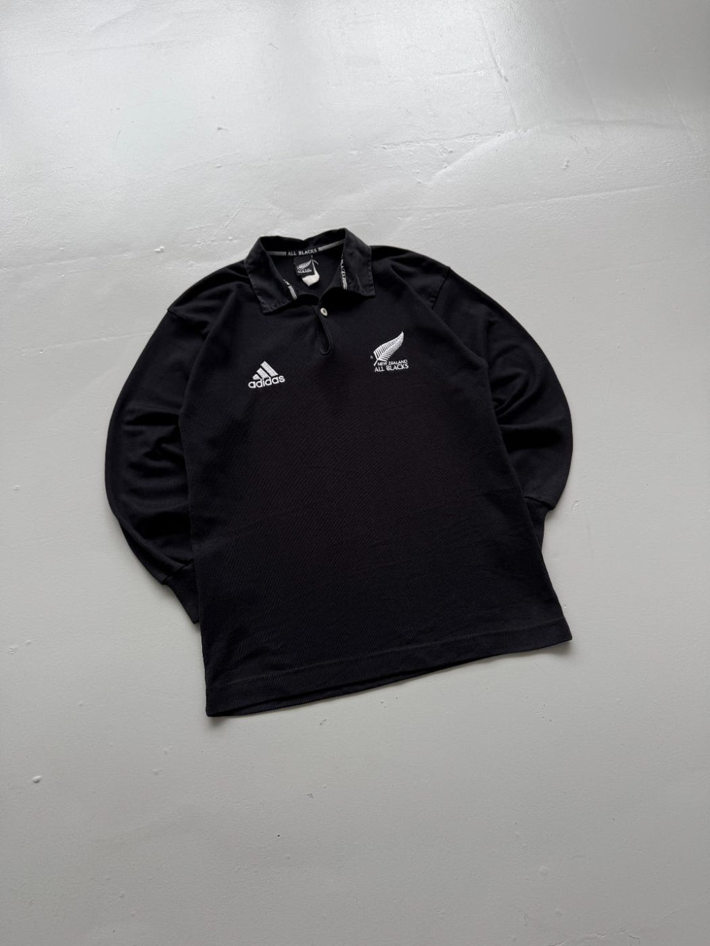 Adidas New Zealand All Blacks 2000's Vintage Rugby Polo - Women's Small