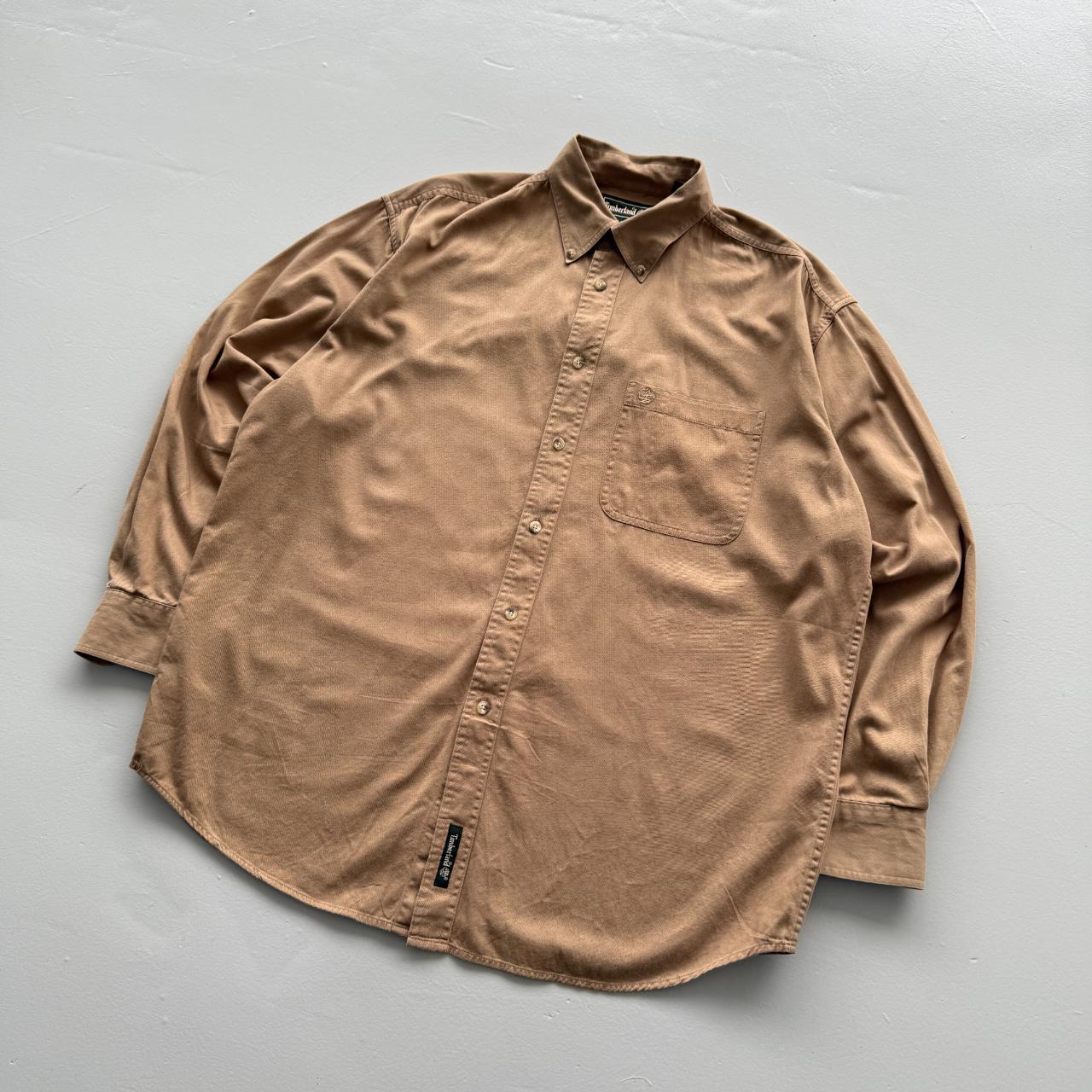 Brown / Tan Timberland 90s Vintage Shirt - XL
