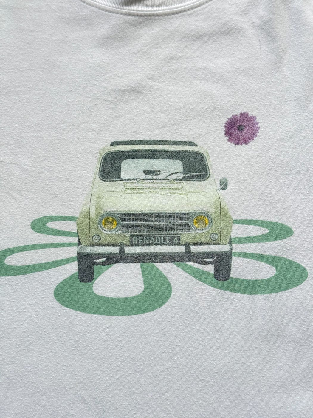 Renault 4 '50 Jahre' Anniversary Graphic Vintage T-Shirt - XL