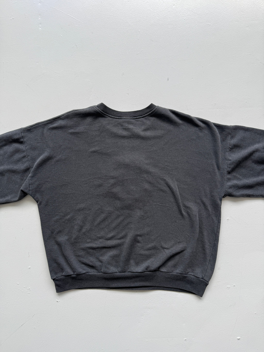 Grey Hard Rock Cafe 90's Vintage Sweatshirt Jumper - Medium Oversized