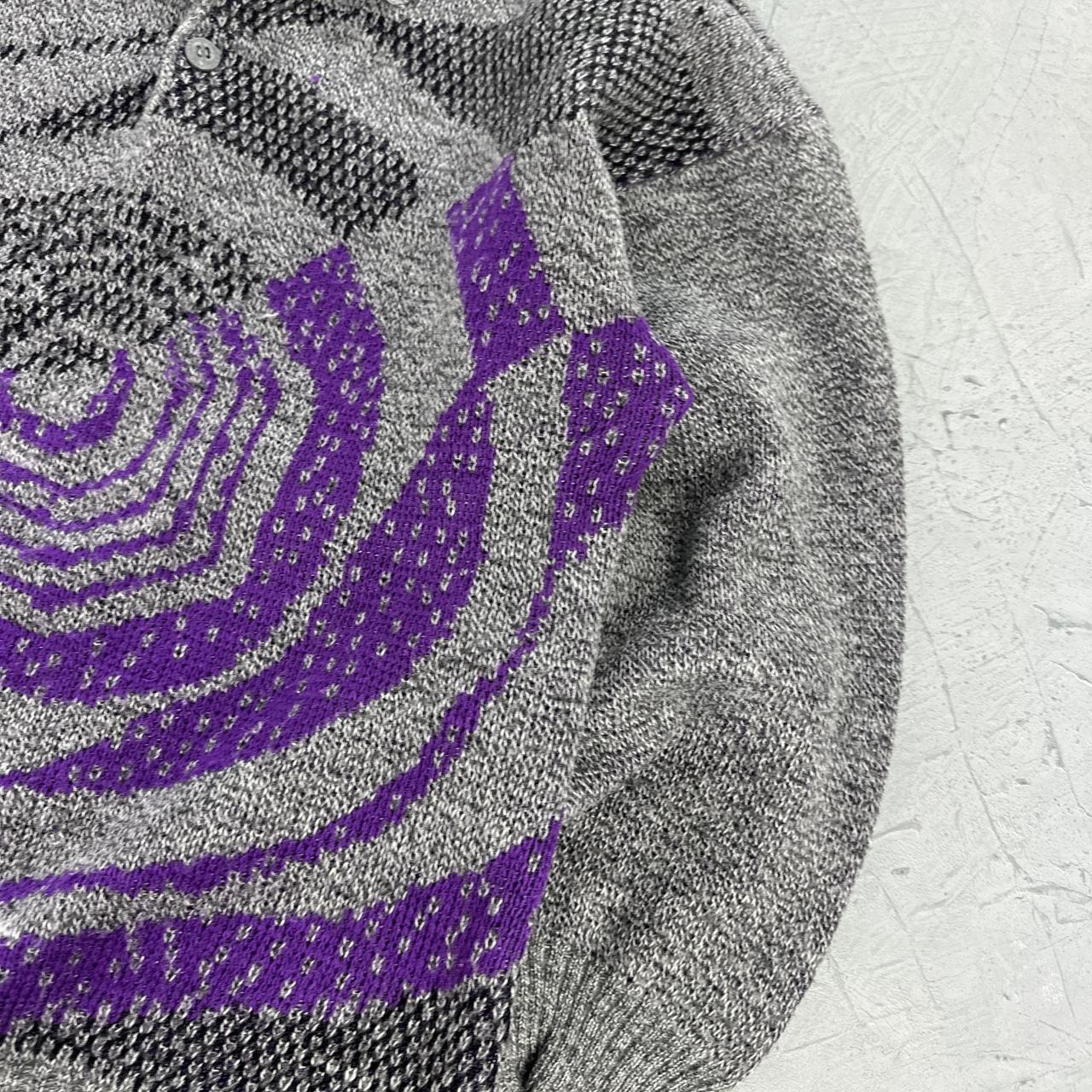 Grey / Multi-coloured Vintage 90s Sweatshirt - Medium