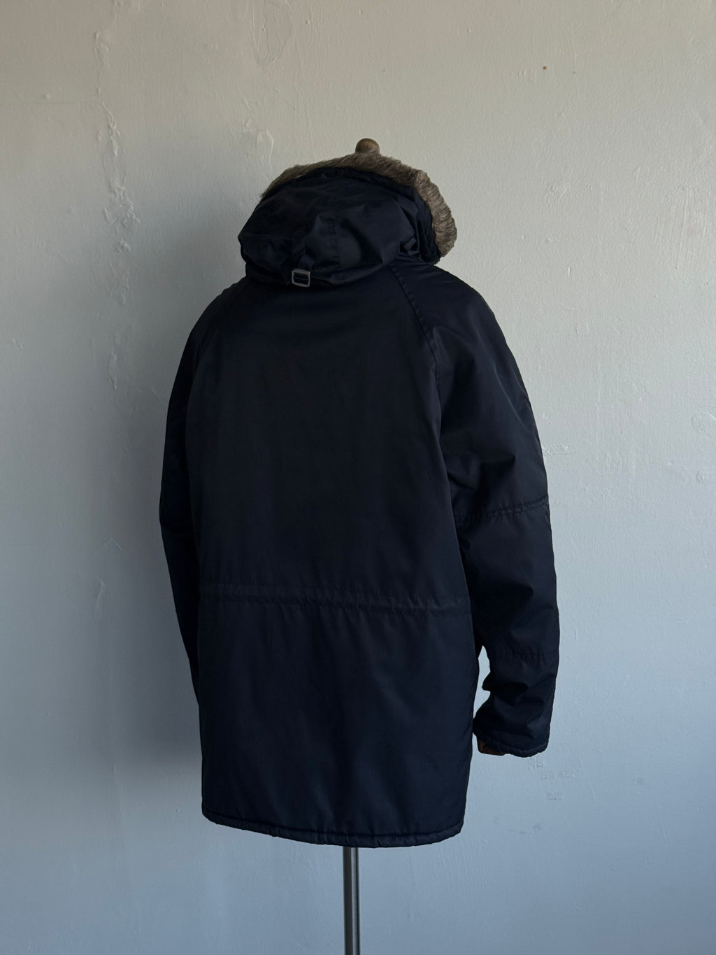 Navy Made in Korea 80's Vintage Snorkel Parka - Small