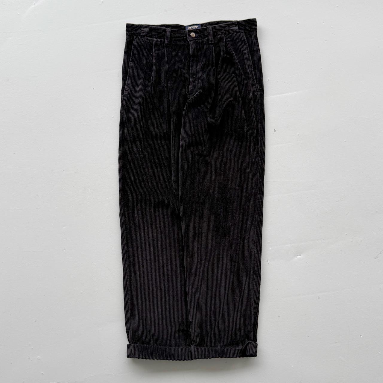 Black Corduroy Vintage 90s Dockers Chinos - 32” x 30”