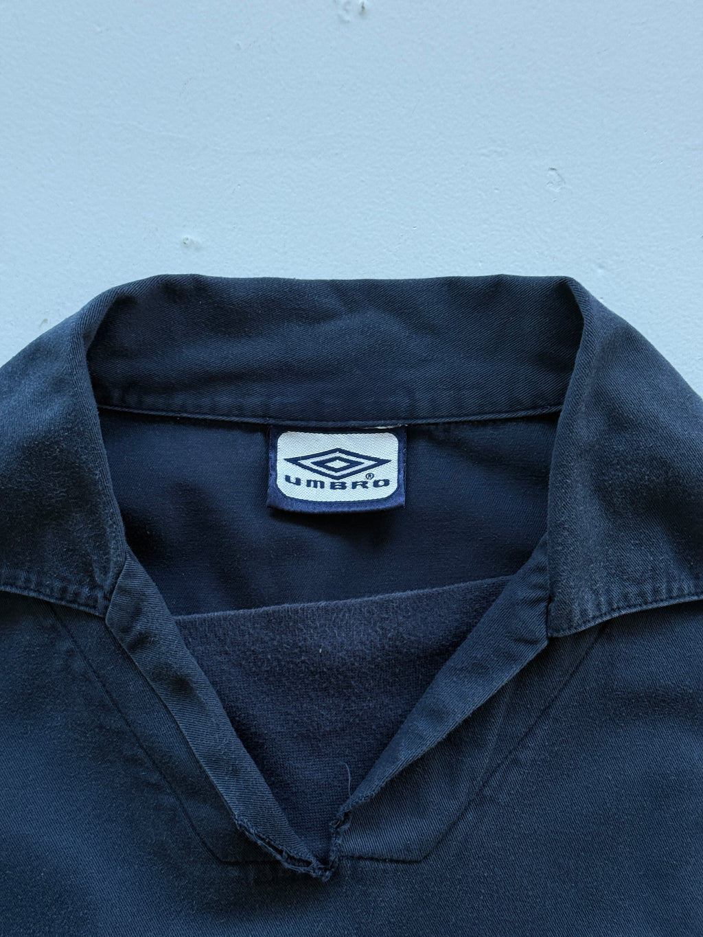 Umbro Navy Cotton 90's Vintage Training Sweatshirt - XL