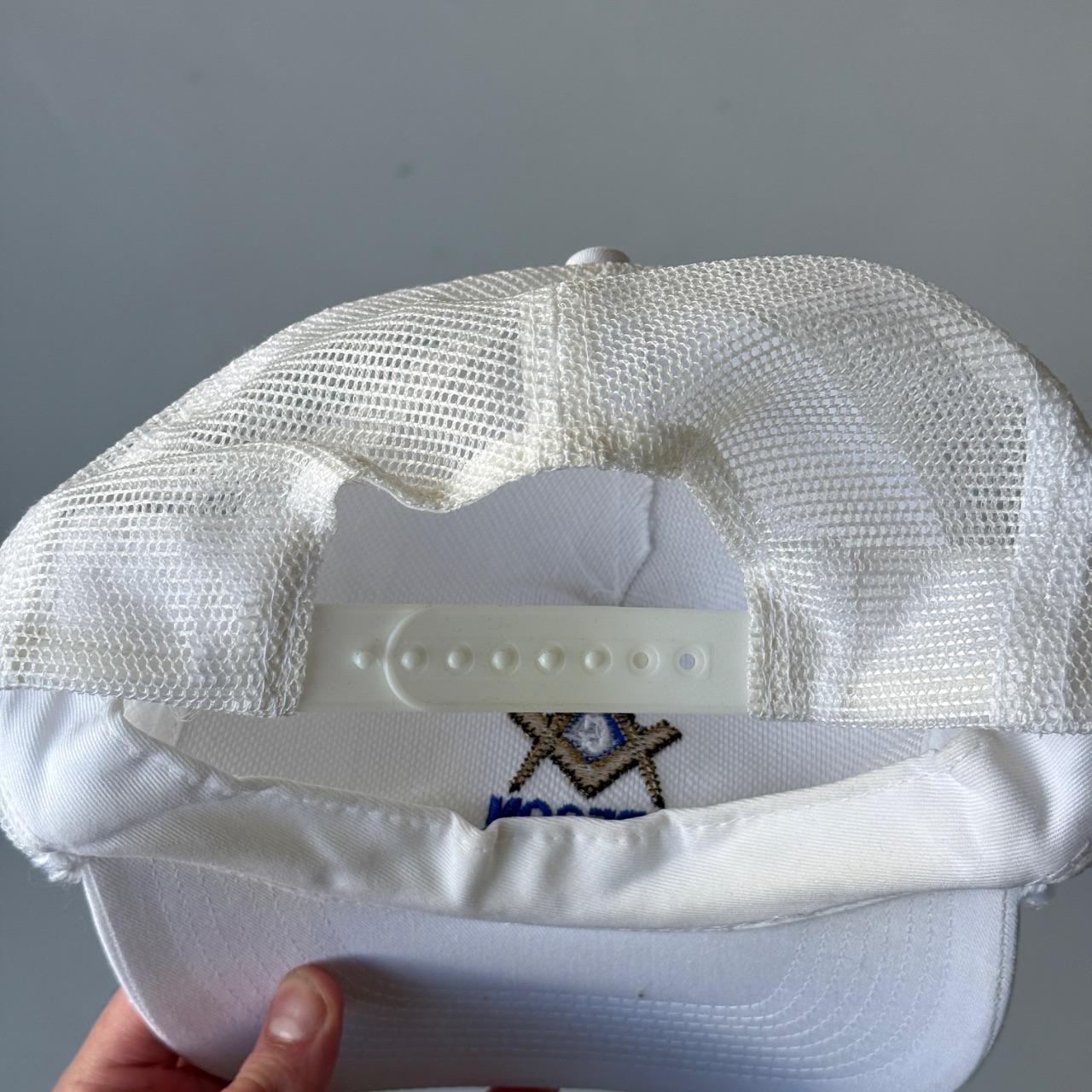 White Oregon Vintage Mesh SnapBack Trucker Cap