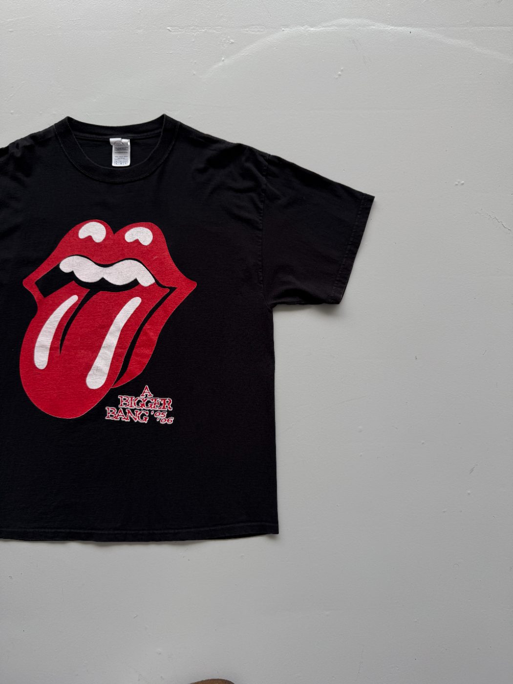 The Rolling Stones A Bigger Bang World Tour 2005/06 Vintage Graphic T-Shirt - XL