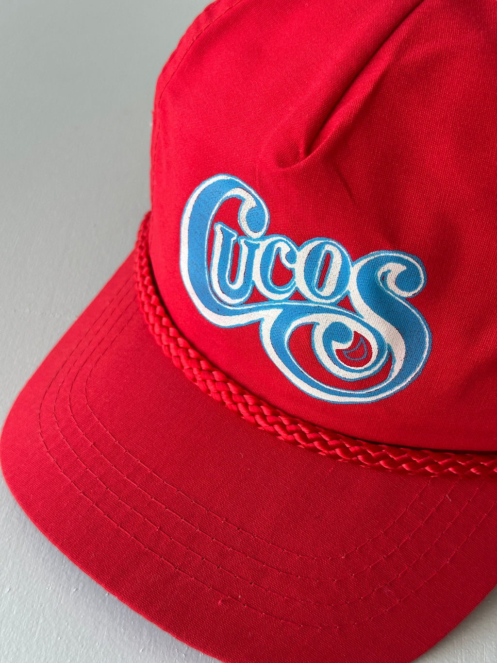 Red Cucos 80's Vintage SnapBack Trucker Cap