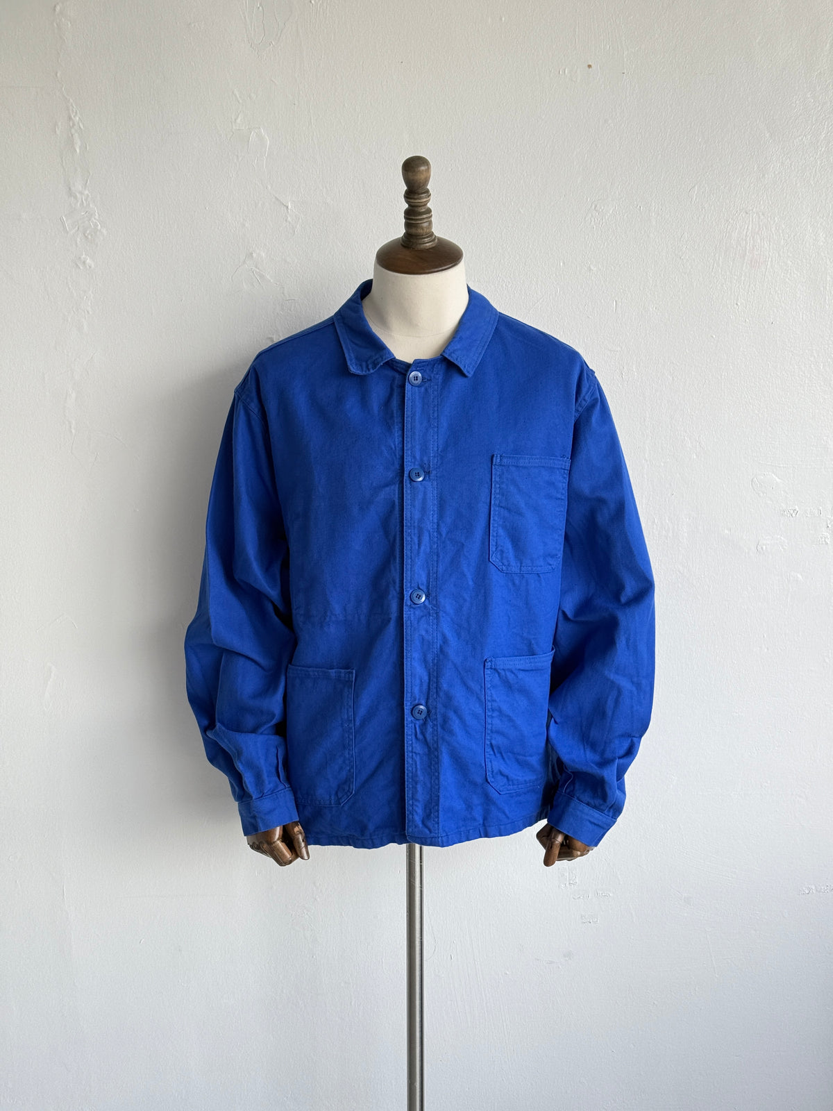 Ultramarine Blue French 70's Vintage Workwear Chore Jacket CH539 - XL