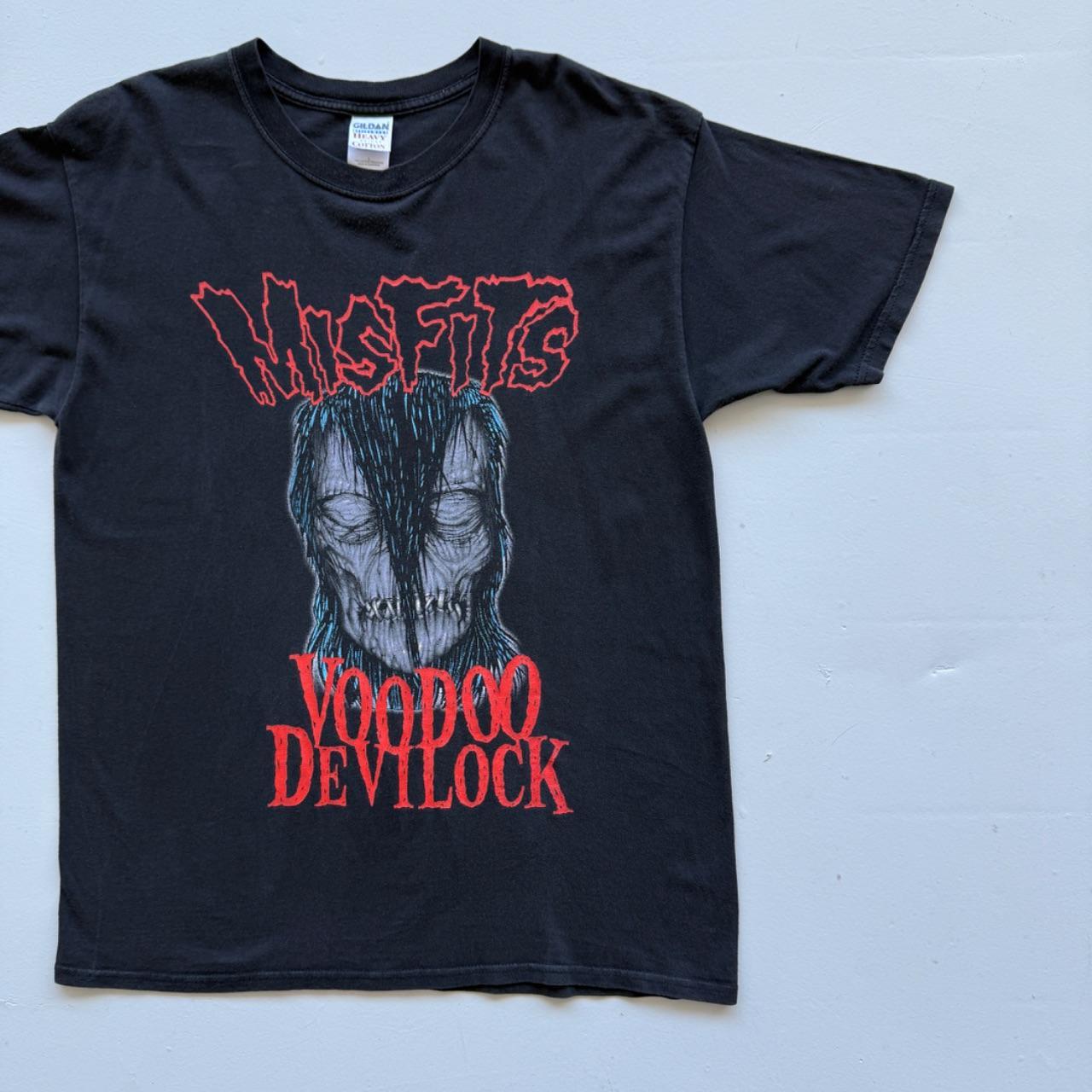 Black Misfits Early 00s Vintage Graphic Band T-shirt - Large