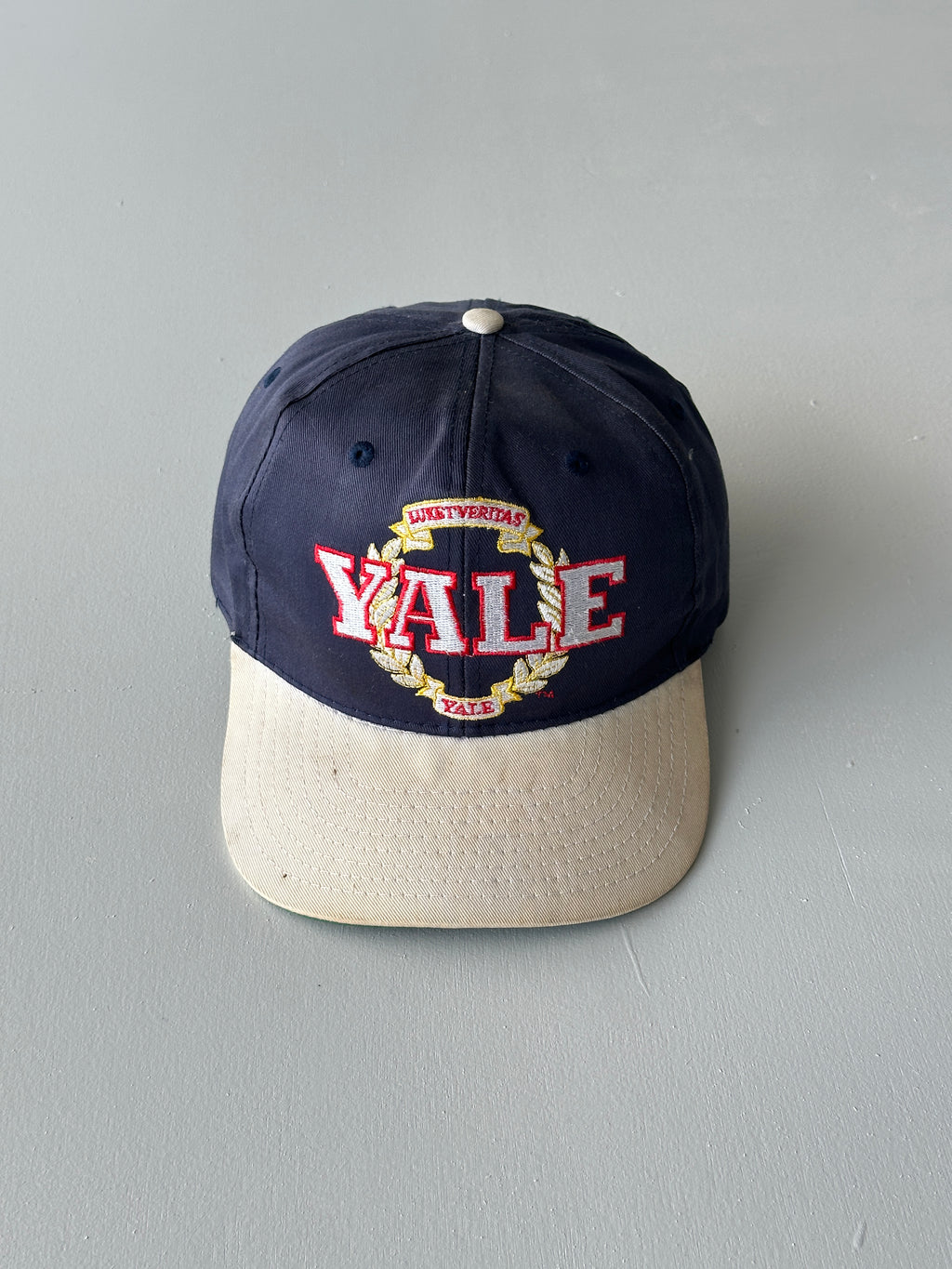 Navy / Stone Yale University 90's Vintage SnapBack Trucker Cap