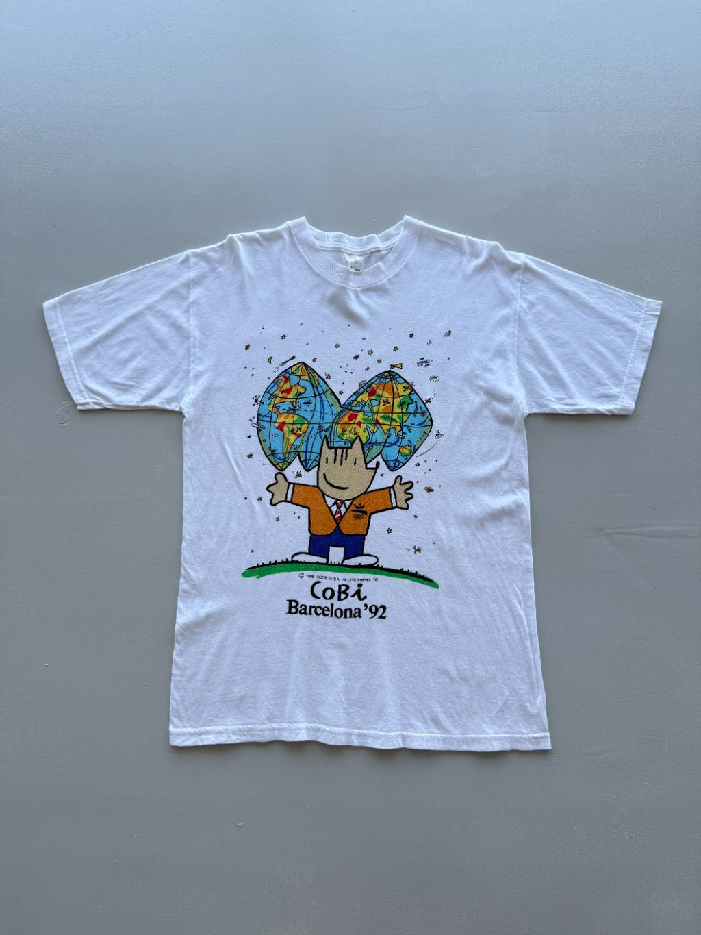 Cobi Barcelona '92 Olympics Vintage T-Shirt - XL
