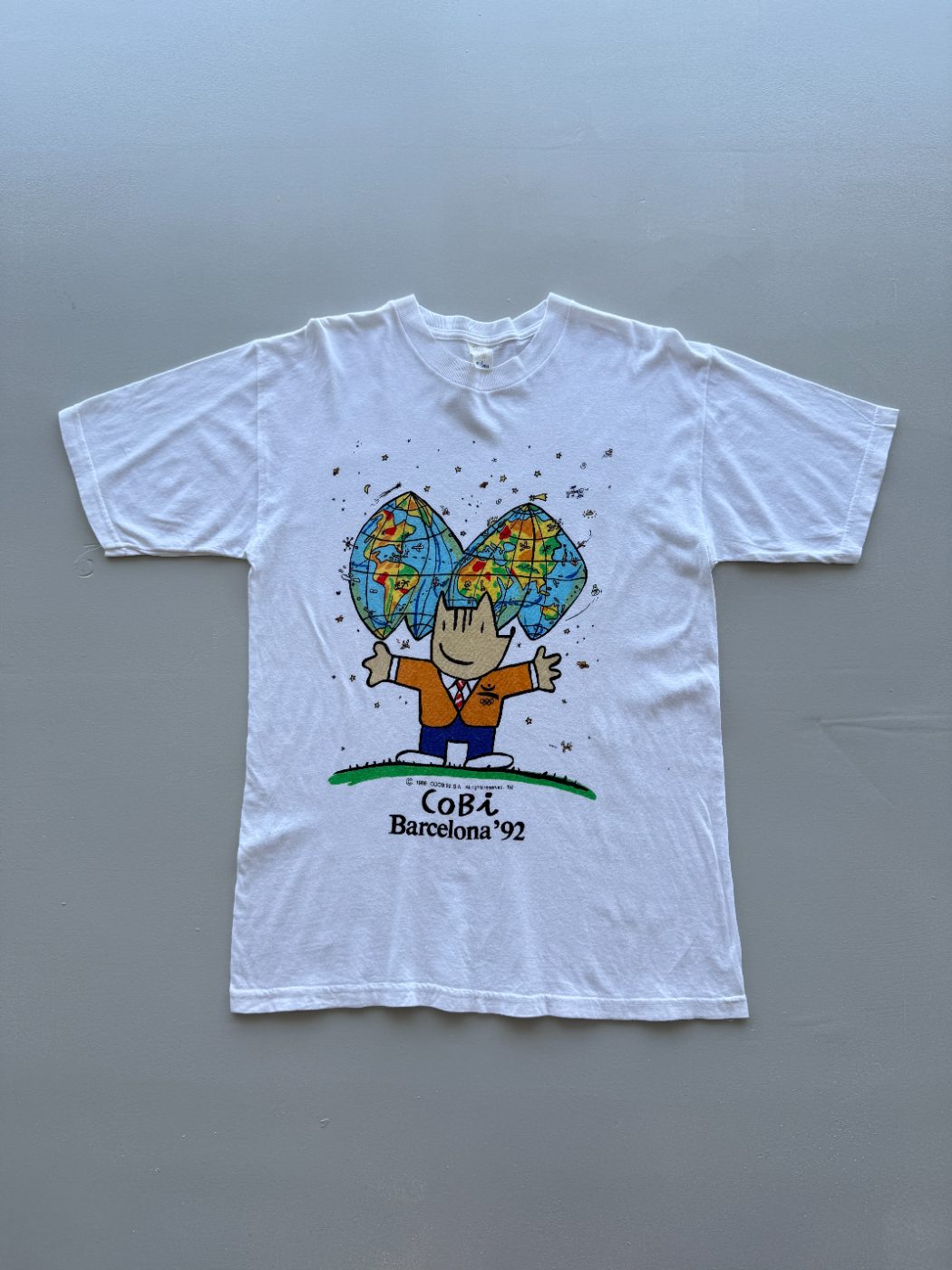 Cobi Barcelona '92 Olympics Vintage T-Shirt - XL