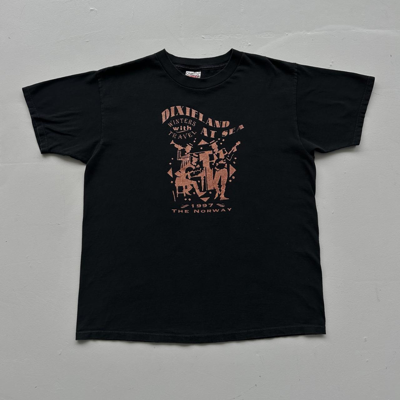 Black Dixie Land Band 90s Vintage T-shirt - Large