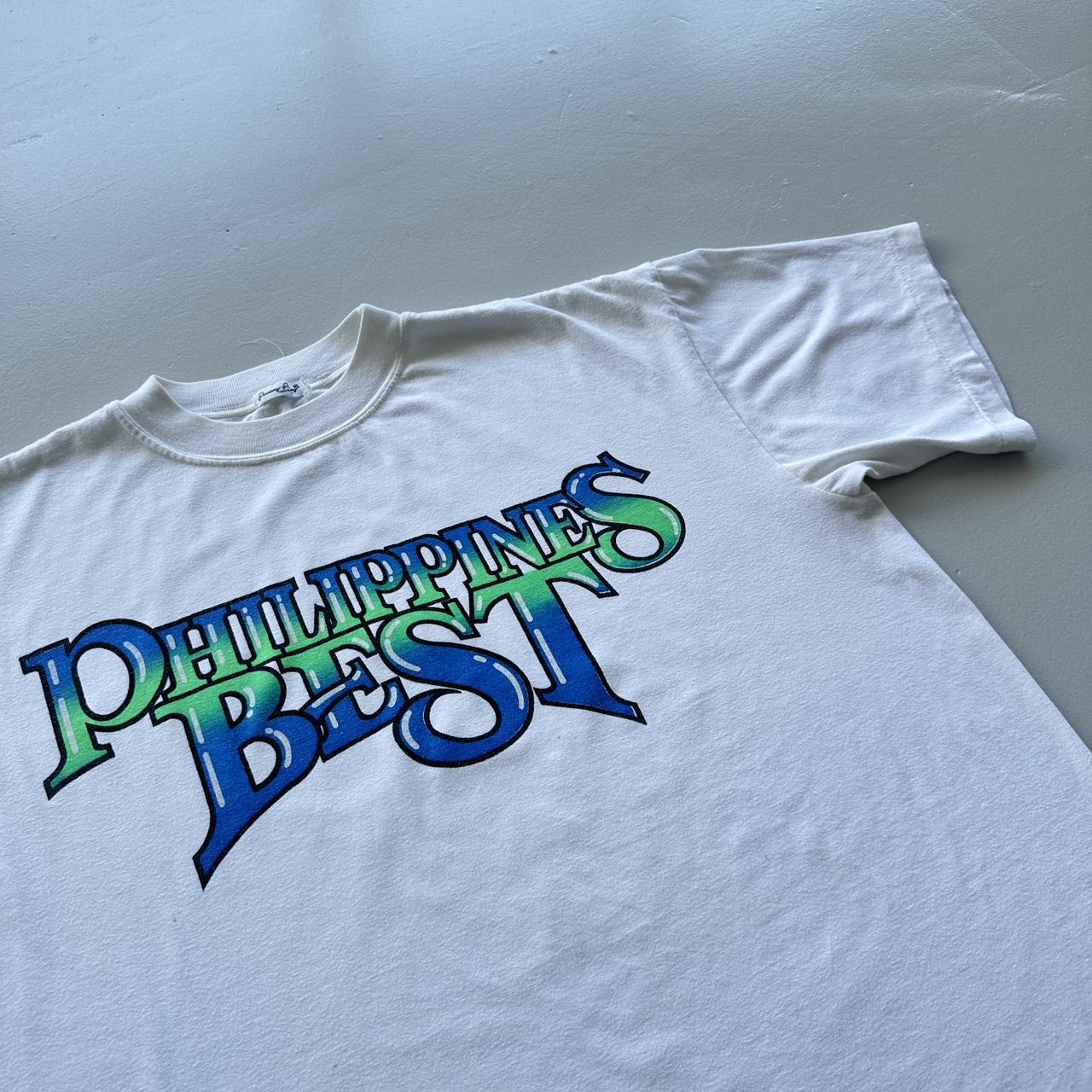 White Philippines Best Vintage 90’s T-shirt - Boxy Large