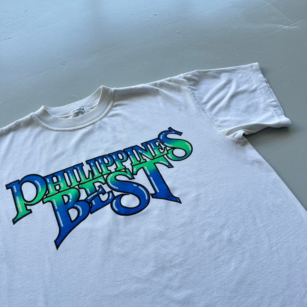 White Philippines Best Vintage 90’s T-shirt - Boxy Large
