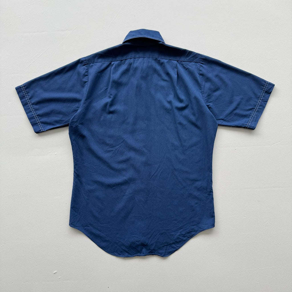 Navy Blue Craft Vintage 70's Shirt - Large