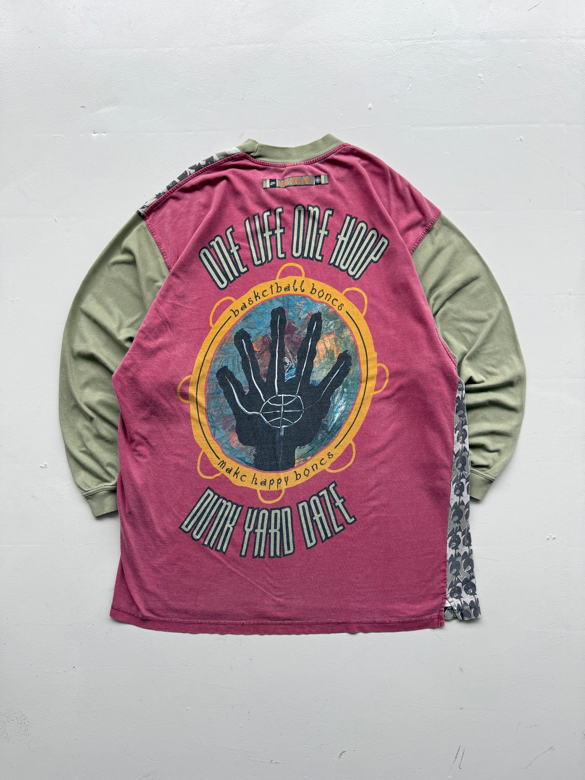 Rare Nike Dunk Yard Daze 90's Vintage Basketball Long Sleeve - XL