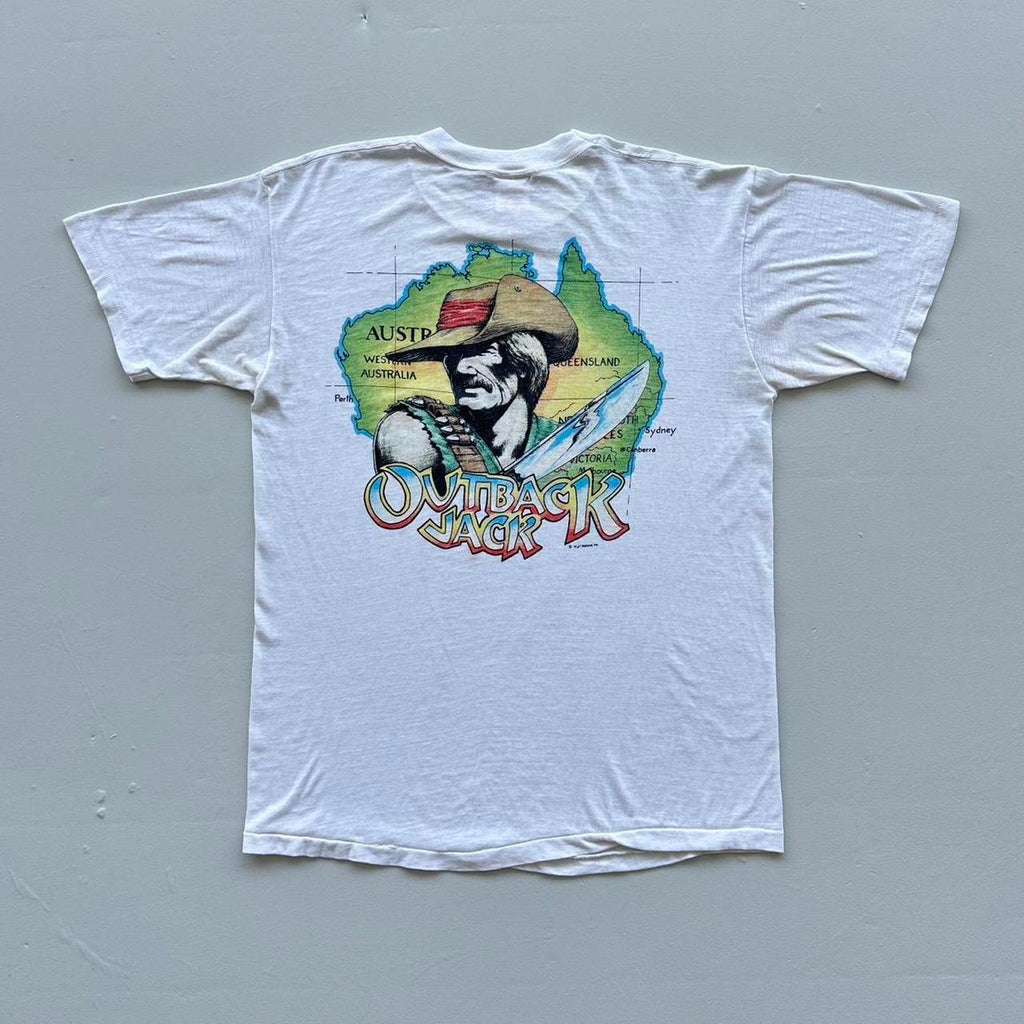 White Outback Jak Vintage 80’s T-shirt - Large