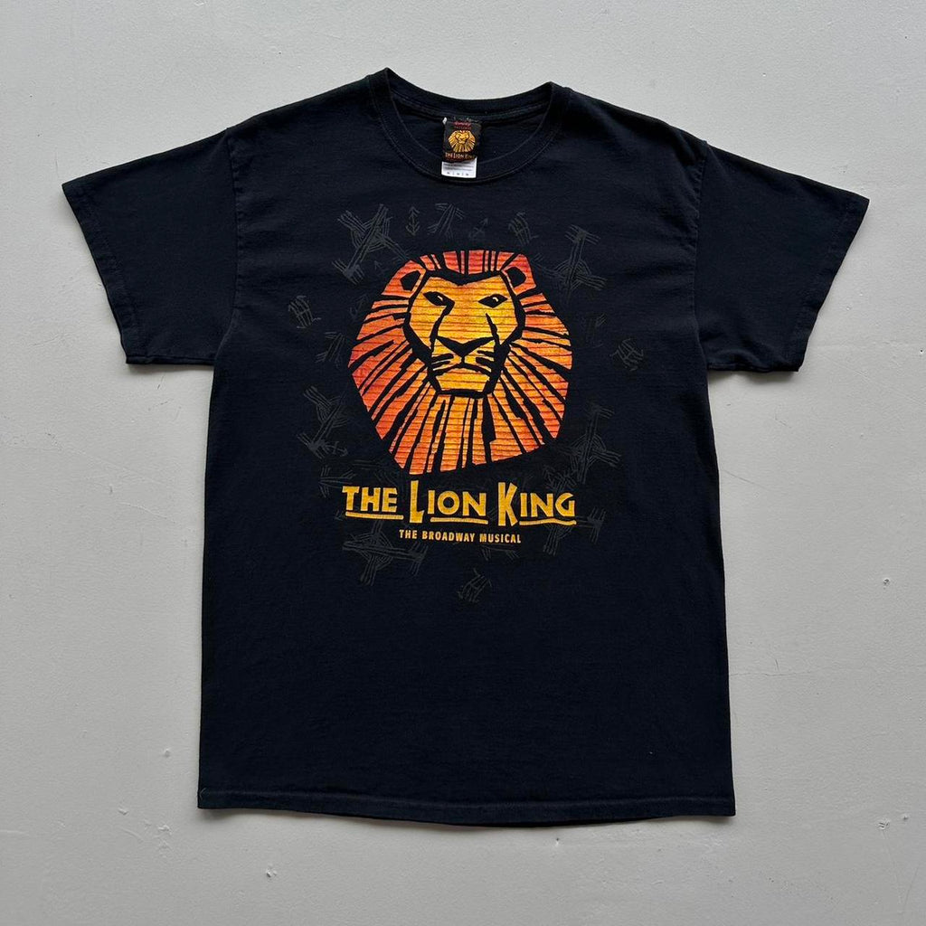 Black The Lion King Broadway Musical 00s Vintage T-shirt - Medium