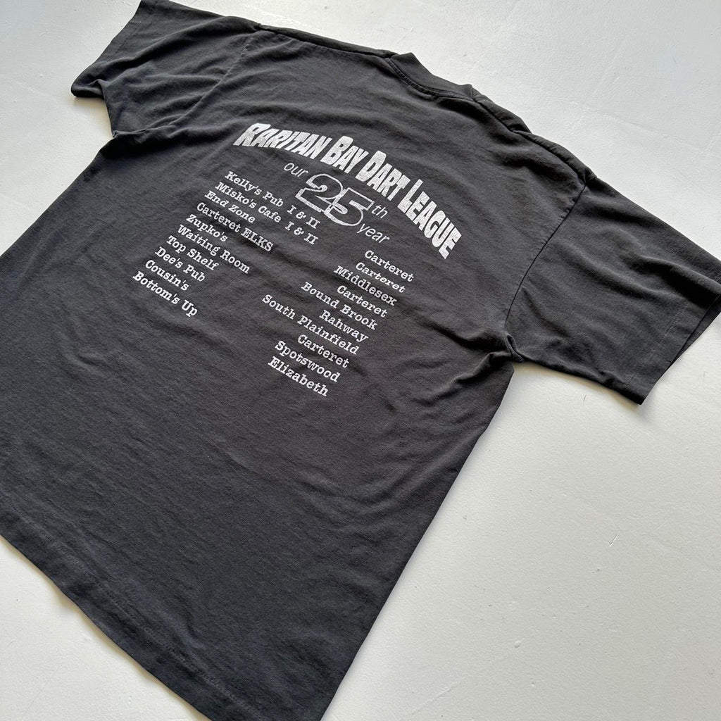 Black 1996 Dart League 90s Vintage T-shirt - XL