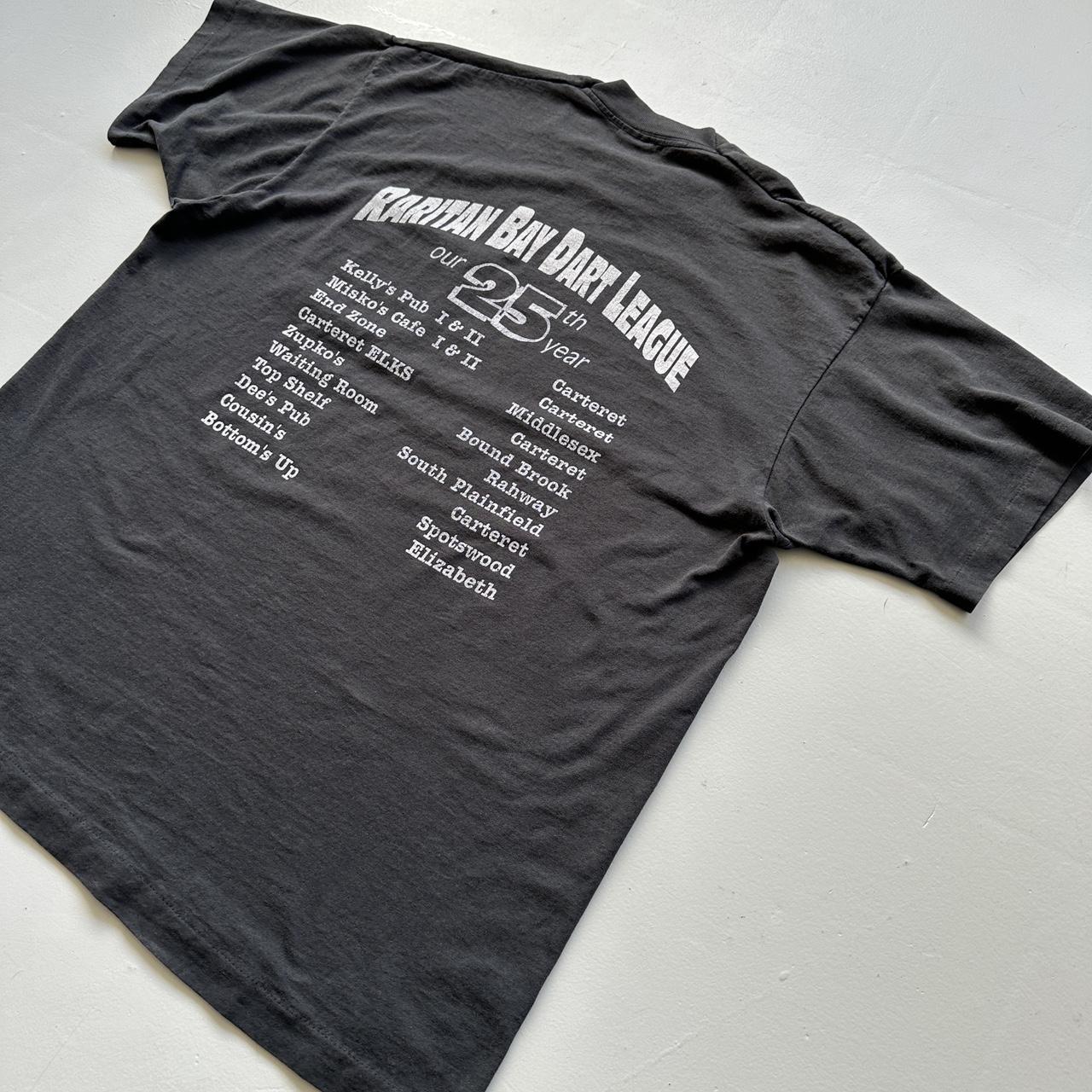 Black 1996 Dart League 90s Vintage T-shirt - XL