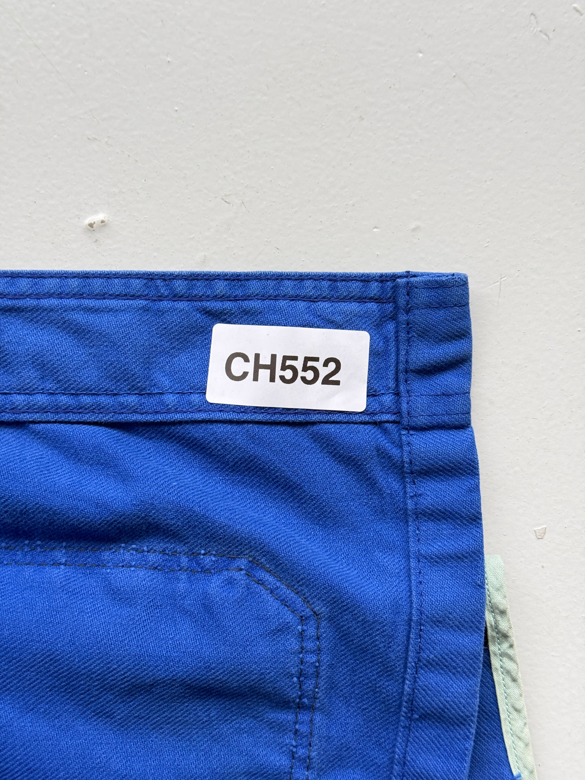 Blue French 1970's Vintage Workwear Chore Jacket CH552 - Medium
