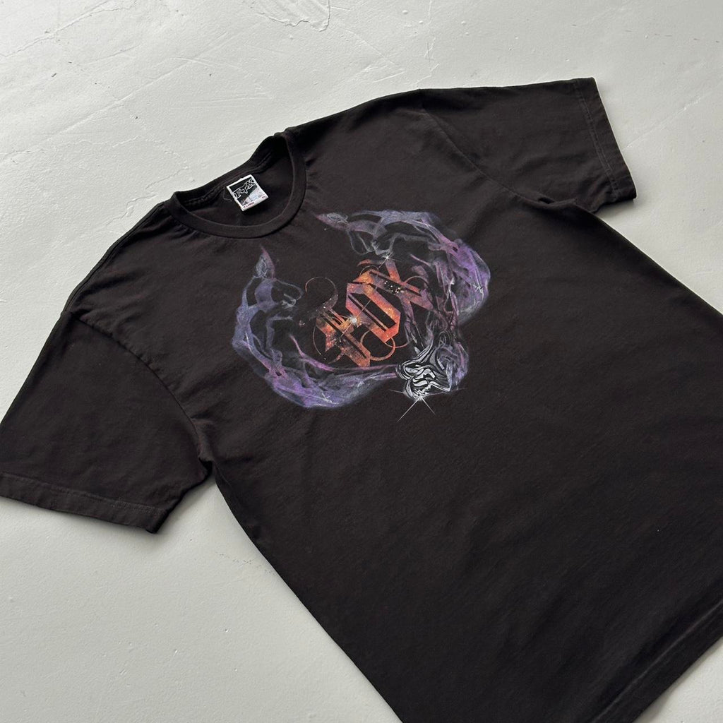Black Fox Racing Y2K 00s Vintage Graphic T-Shirt - XL