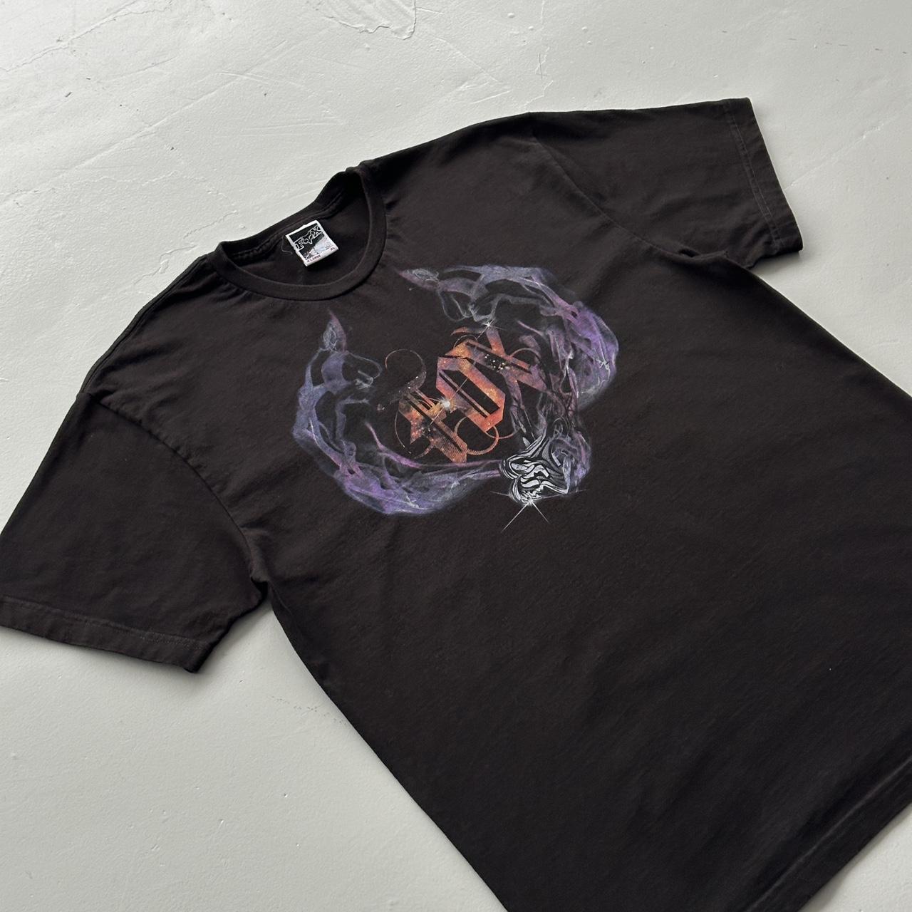 Black Fox Racing Y2K 00s Vintage Graphic T-Shirt - XL