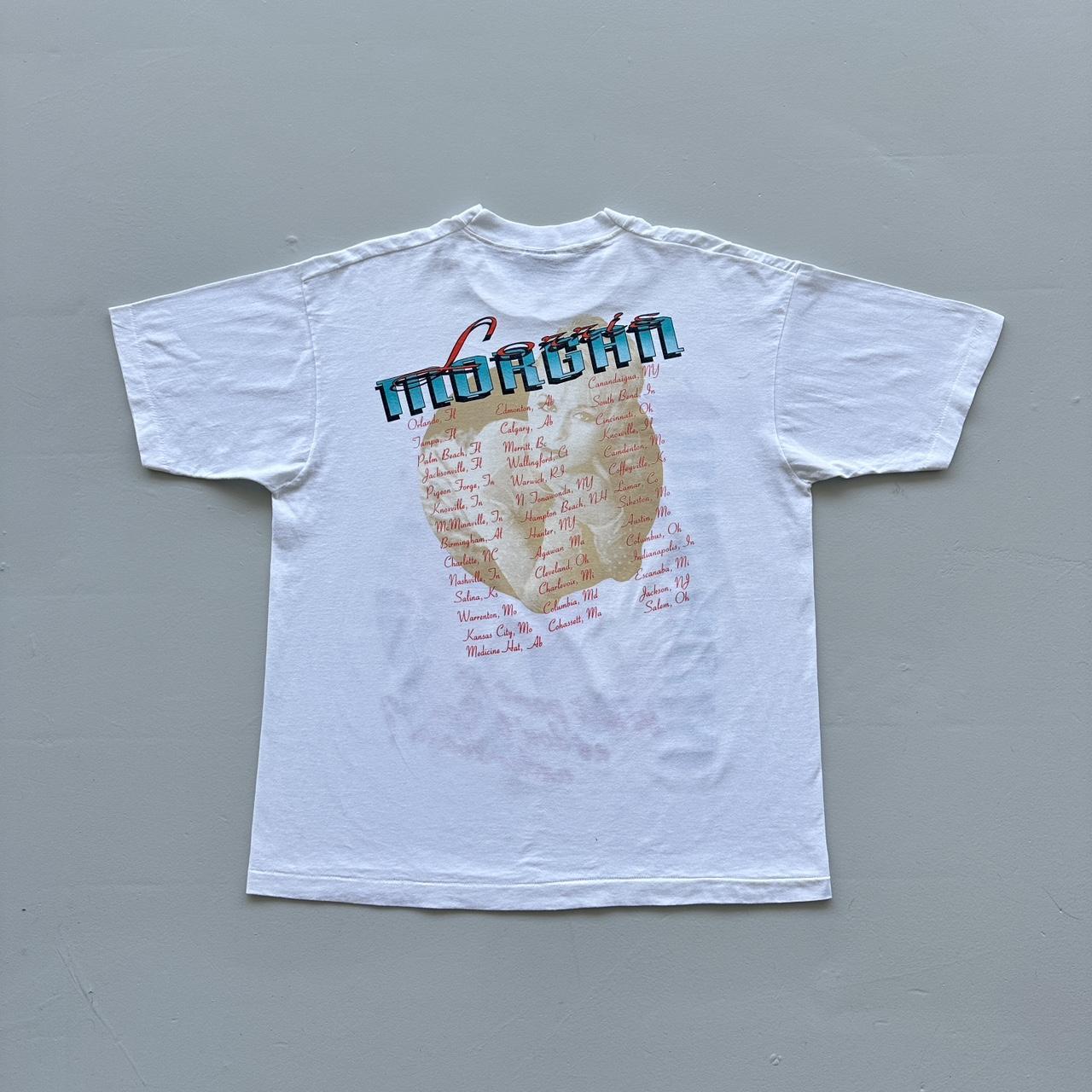 White Lorrie Morgan Vintage 90s Tour T-shirt - XL
