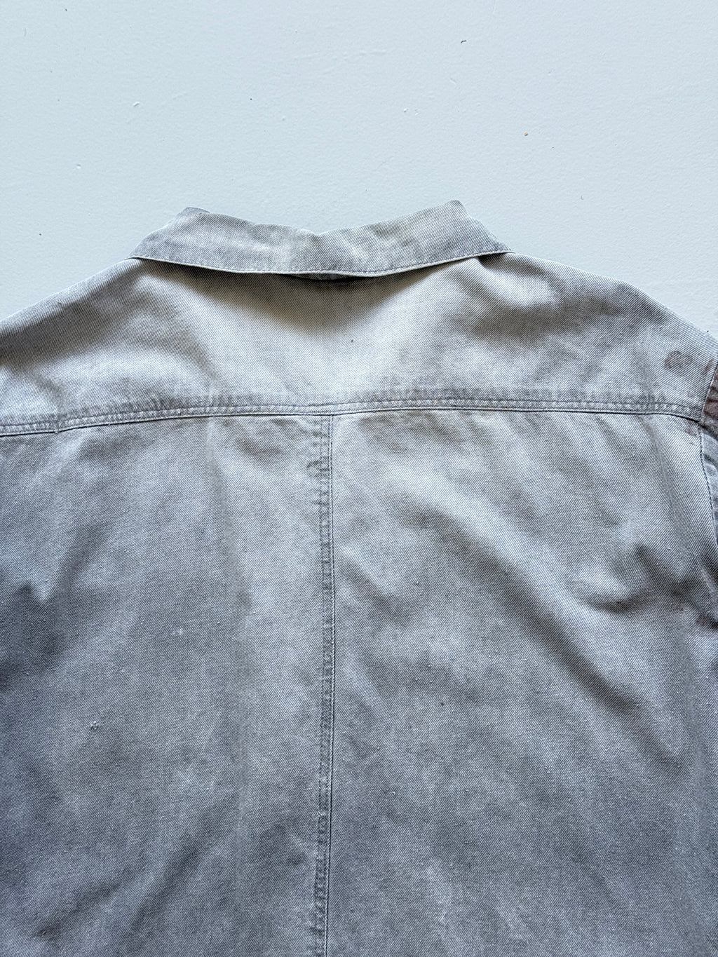 Faded Grey French Chore Jacket 80's Vintage Workwear CH321 - Boxy Medium
