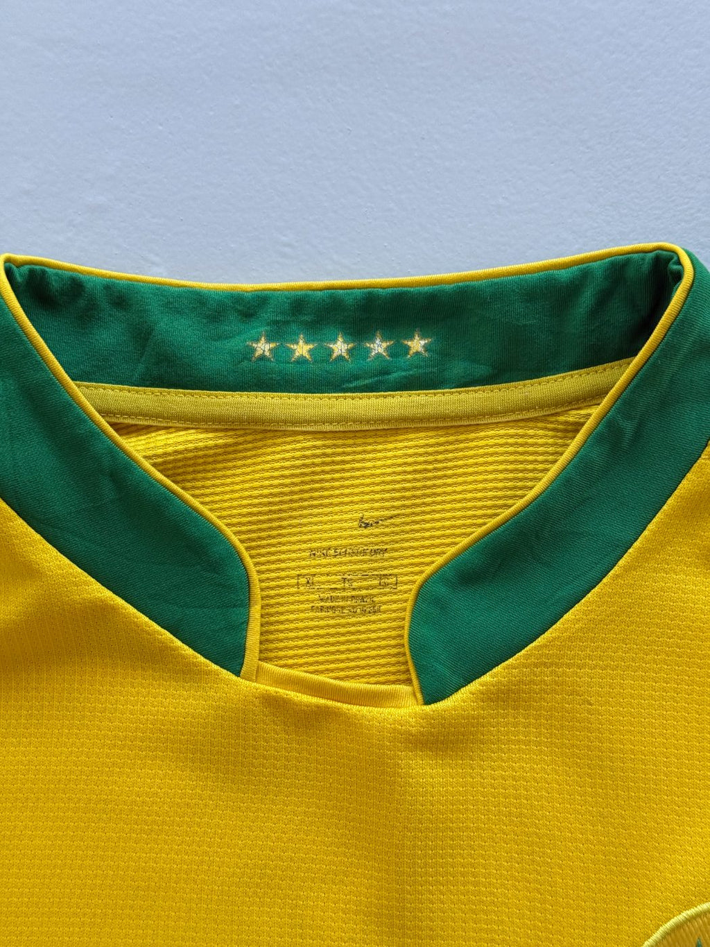 Nike Brazil CBF 2000's Vintage Home 06/08 Football Shirt - XL