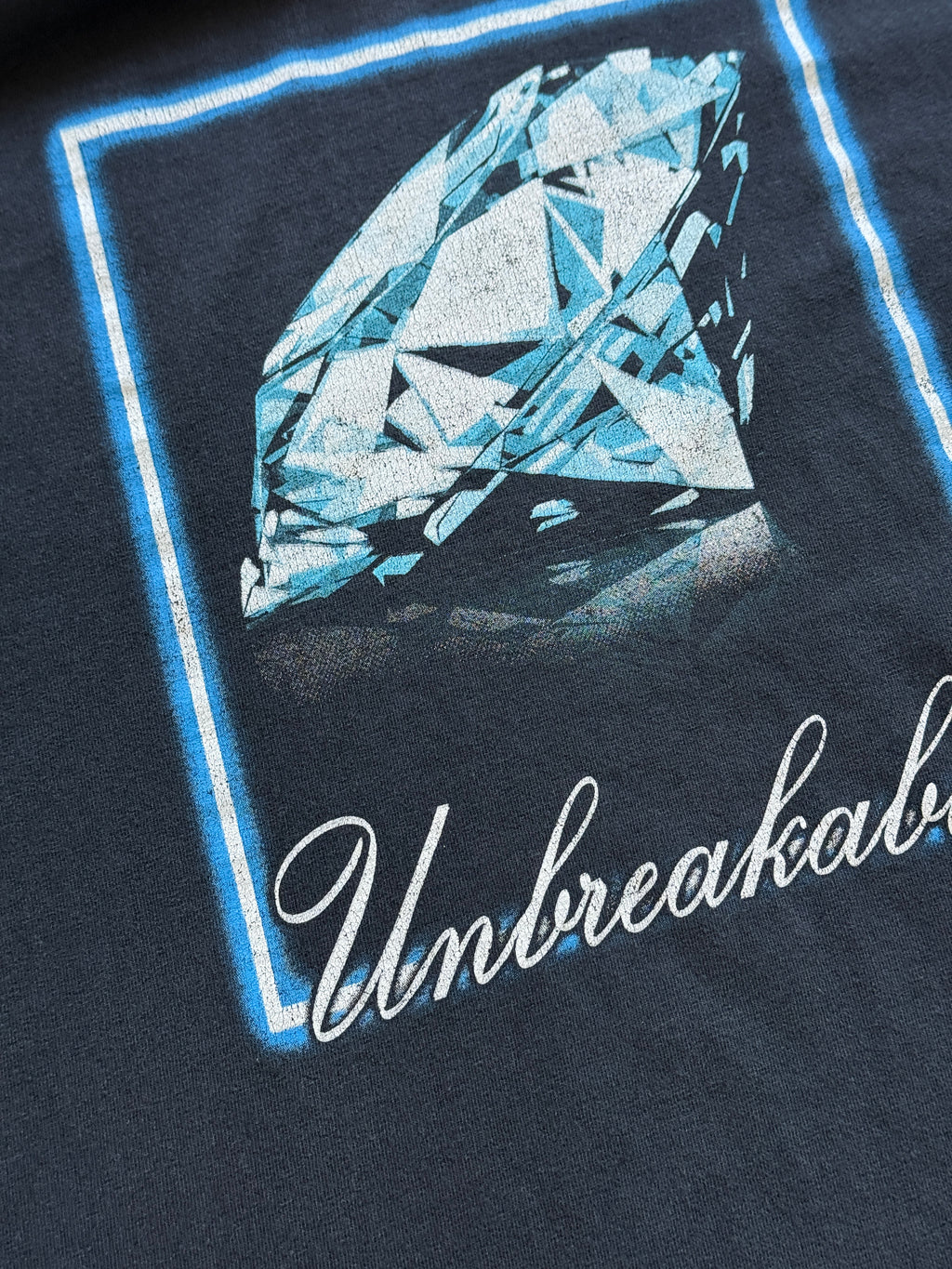 Black Unbreakable 00's Vintage Graphic Skate T-Shirt - Medium