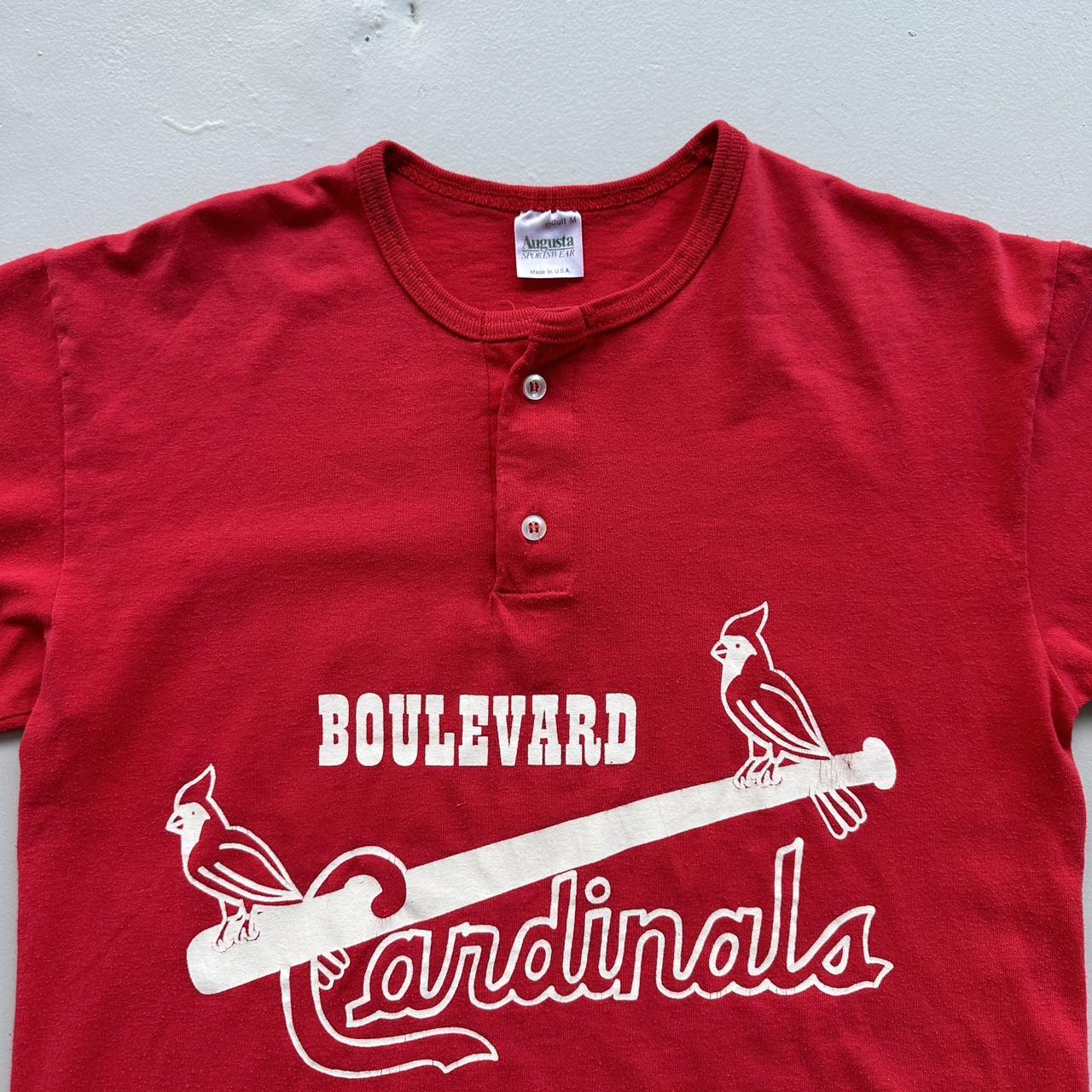 Red Boulevard Cardinals 80s Vintage T-shirt - Medium