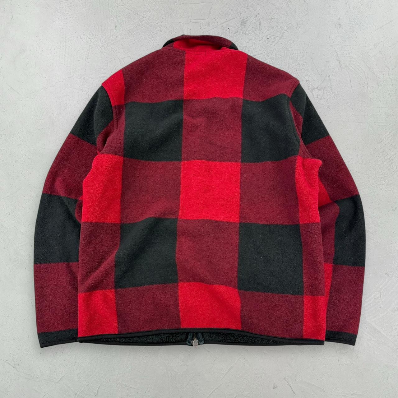 Nautica Buffalo Plaid 00s vintage Fleece - Medium