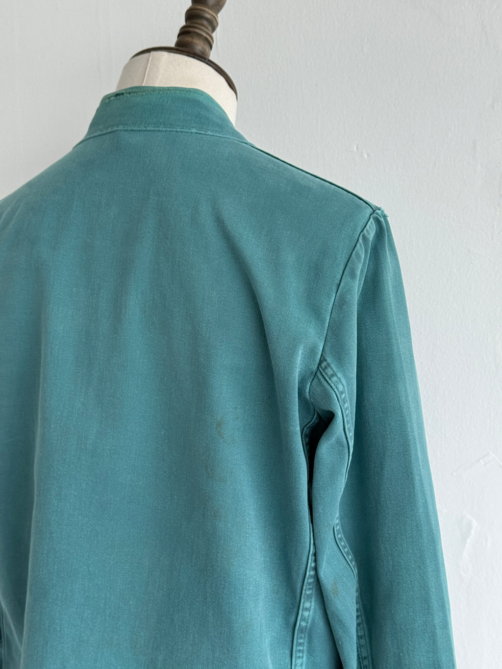 Teal French Vintage Workwear Chore Jacket 80's CH381 - Small