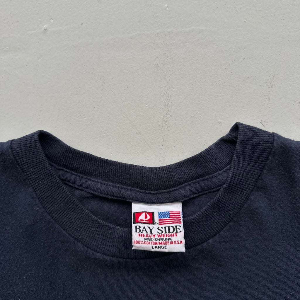 Navy Mozilla Firefox 00s Vintage Graphic T-Shirt - Large