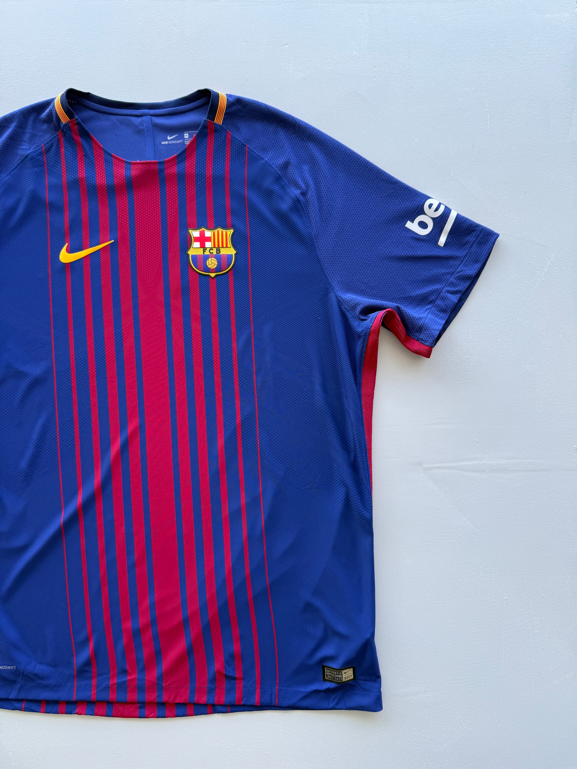 Nike FC Barcelona 2017 Home Vintage Football Shirt - XXL