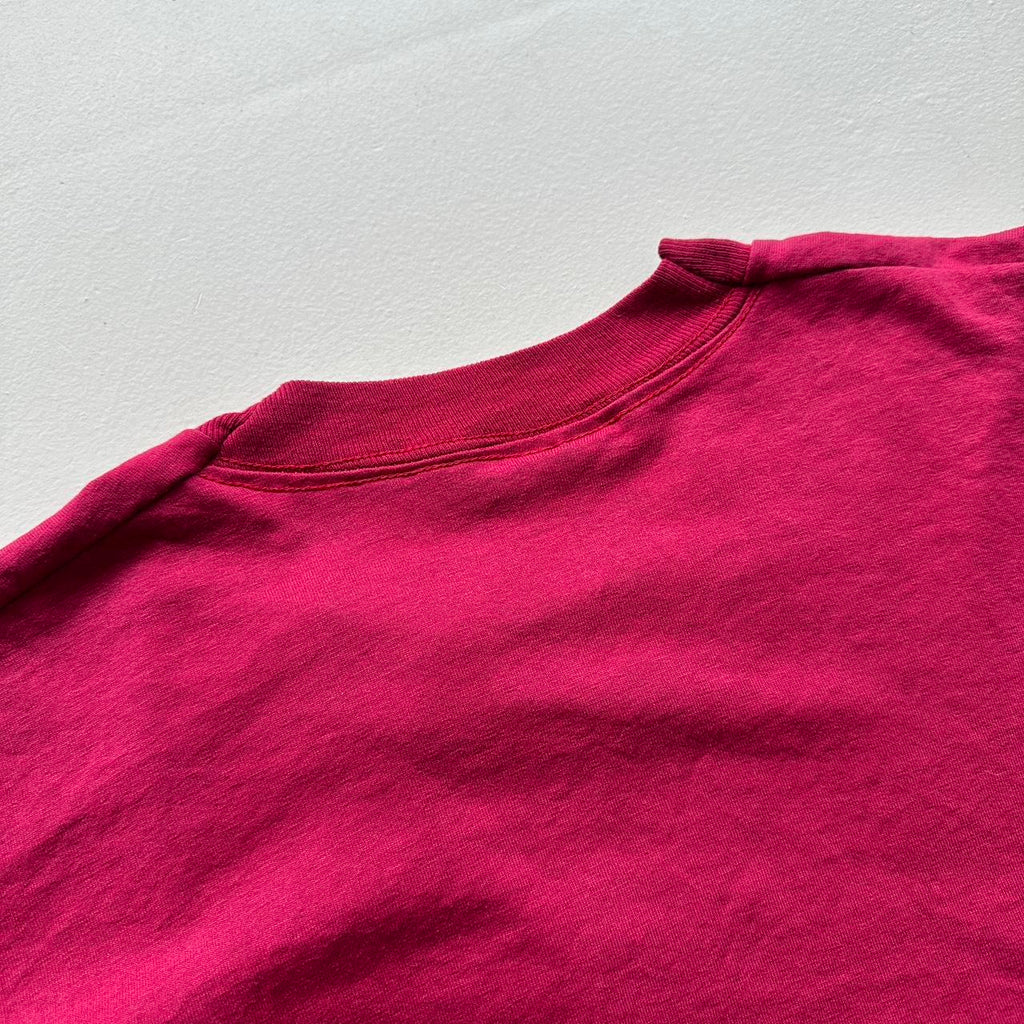 Burgundy Red Little Theatre 90s Vintage T-shirt - Large