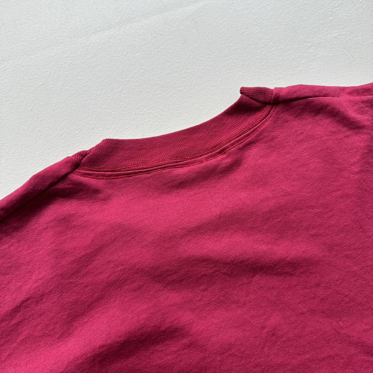 Burgundy Red Little Theatre 90s Vintage T-shirt - Large