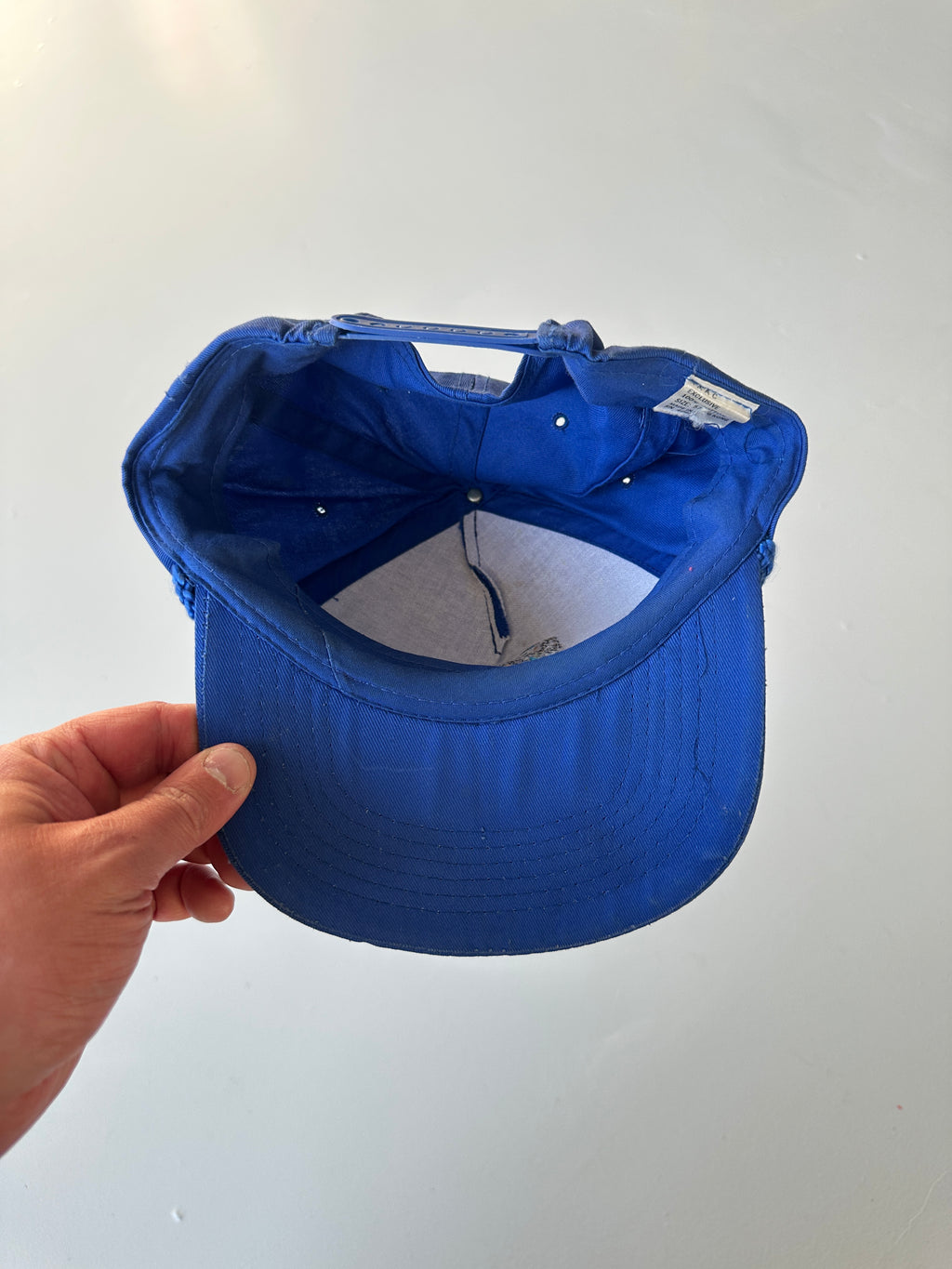 Blue Alaska Wolf Embroidered  Vintage 90's SnapBack Trucker Cap