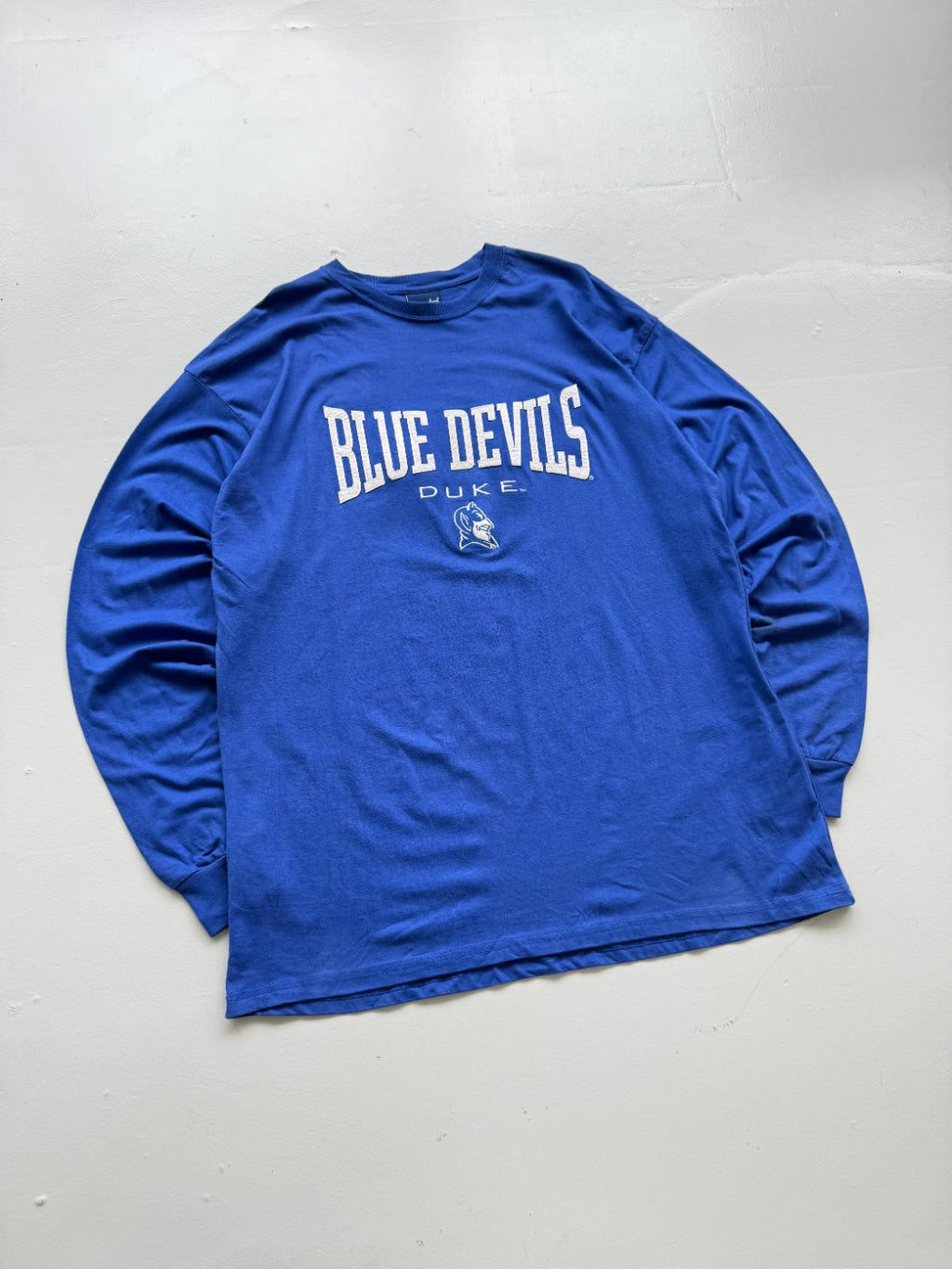 OVB Old Varsity Brand Duke Blue Devils Vintage Long Sleeve College T-Shirt - 2XL