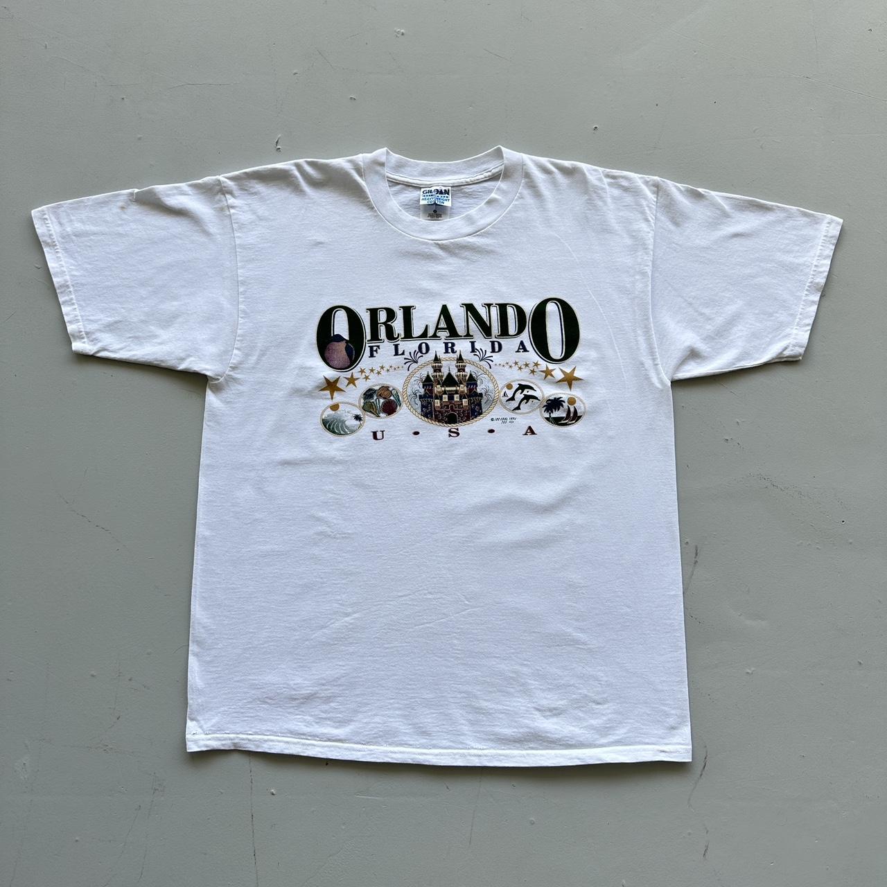White Orlando Florida Disneyland Vintage T-shirt - XL