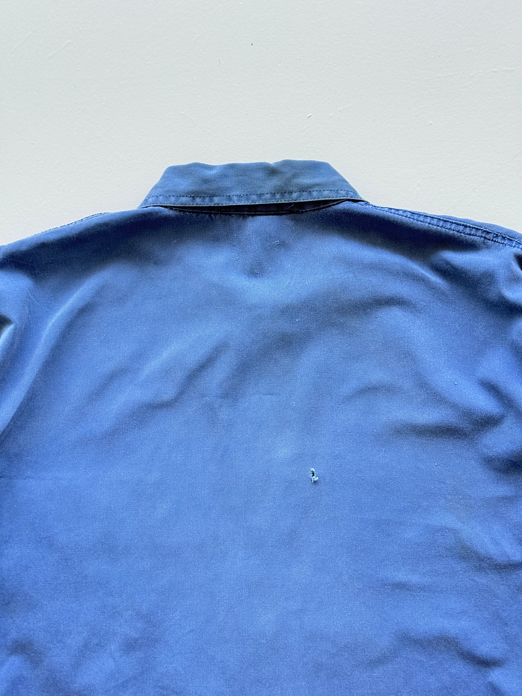Blue French Vintage Workwear Chore Jacket CH344 - Large
