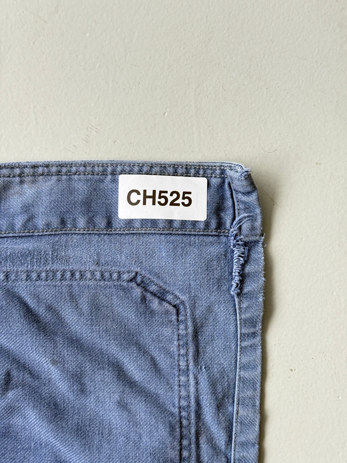 Thrashed Blue French 1950's Vintage Workwear Chore Jacket CH525 - XS