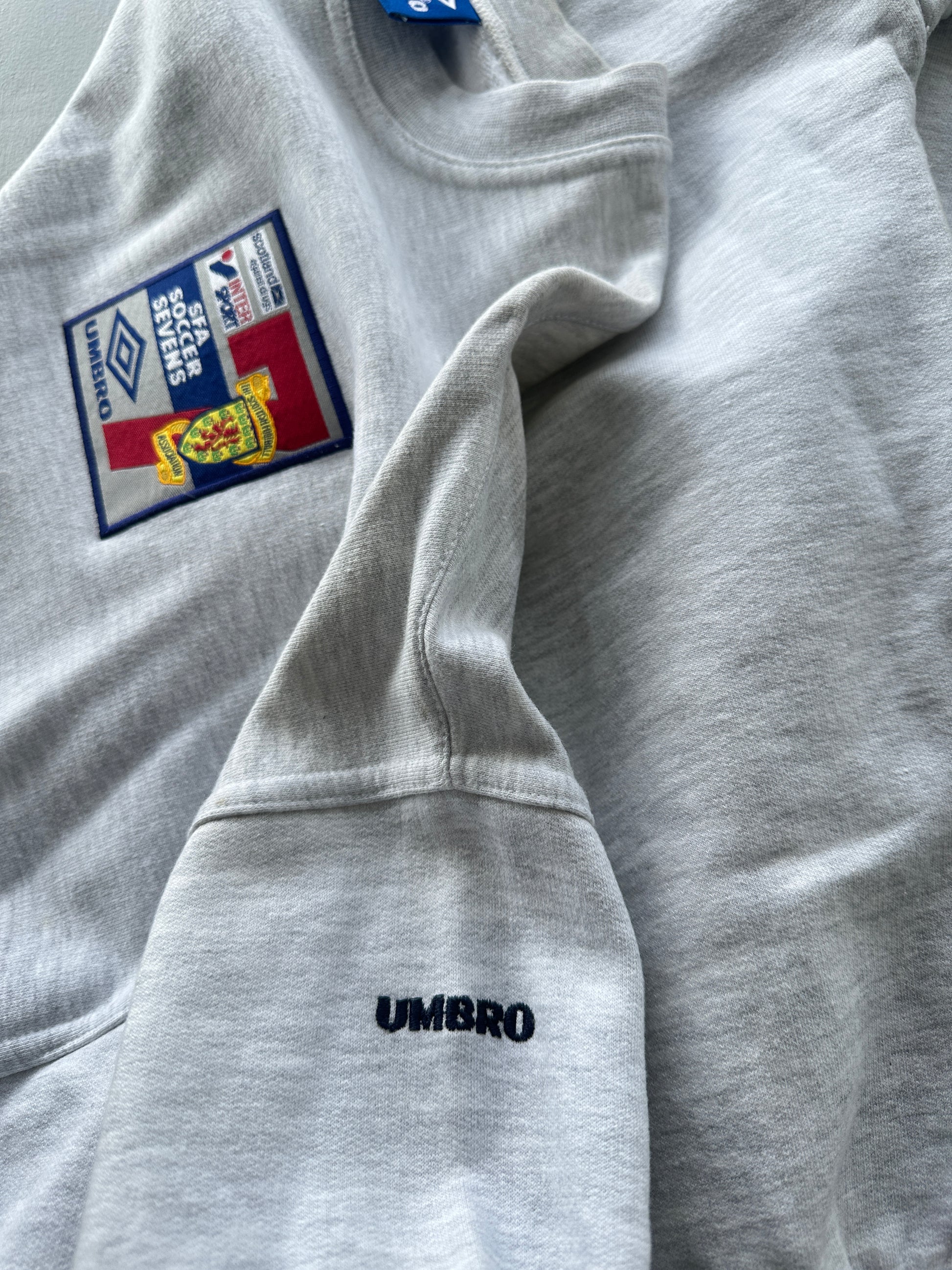 Umbro SFA Soccer Sevens Scotland 90's Vintage Sweatshirt - XL