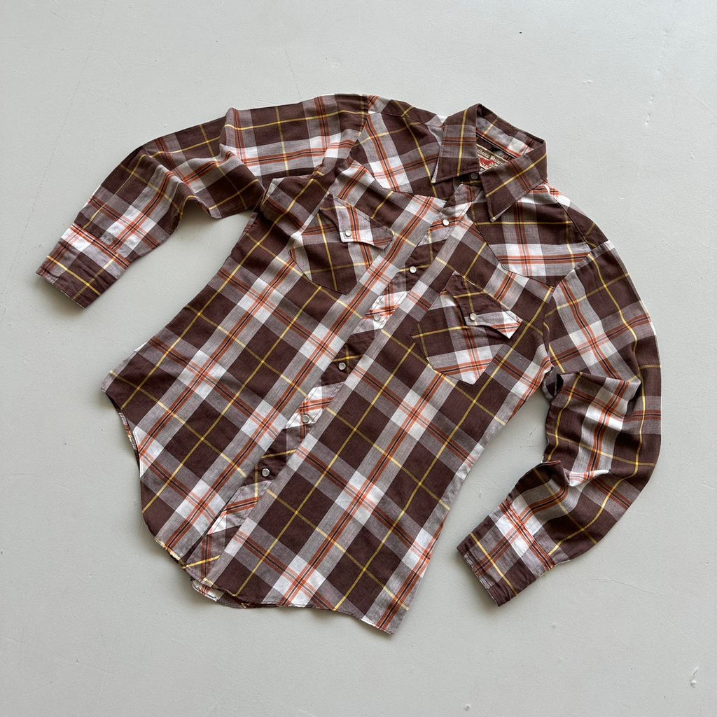Brown Western Women’s Vintage Shirt - Small